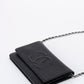シャネル ココマーク チェーンウォレット キャビアスキン ブラック シルバー金具