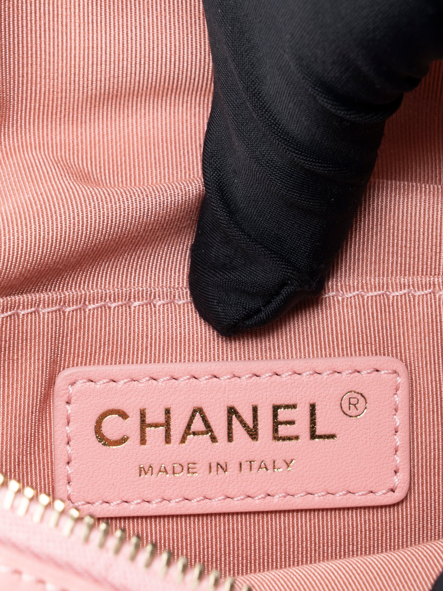 シャネル マトラッセ ウエストバッグ ラムスキン ピンク ゴールド金具