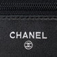 シャネル ココマーク チェーンウォレット キャビアスキン ブラック シルバー金具