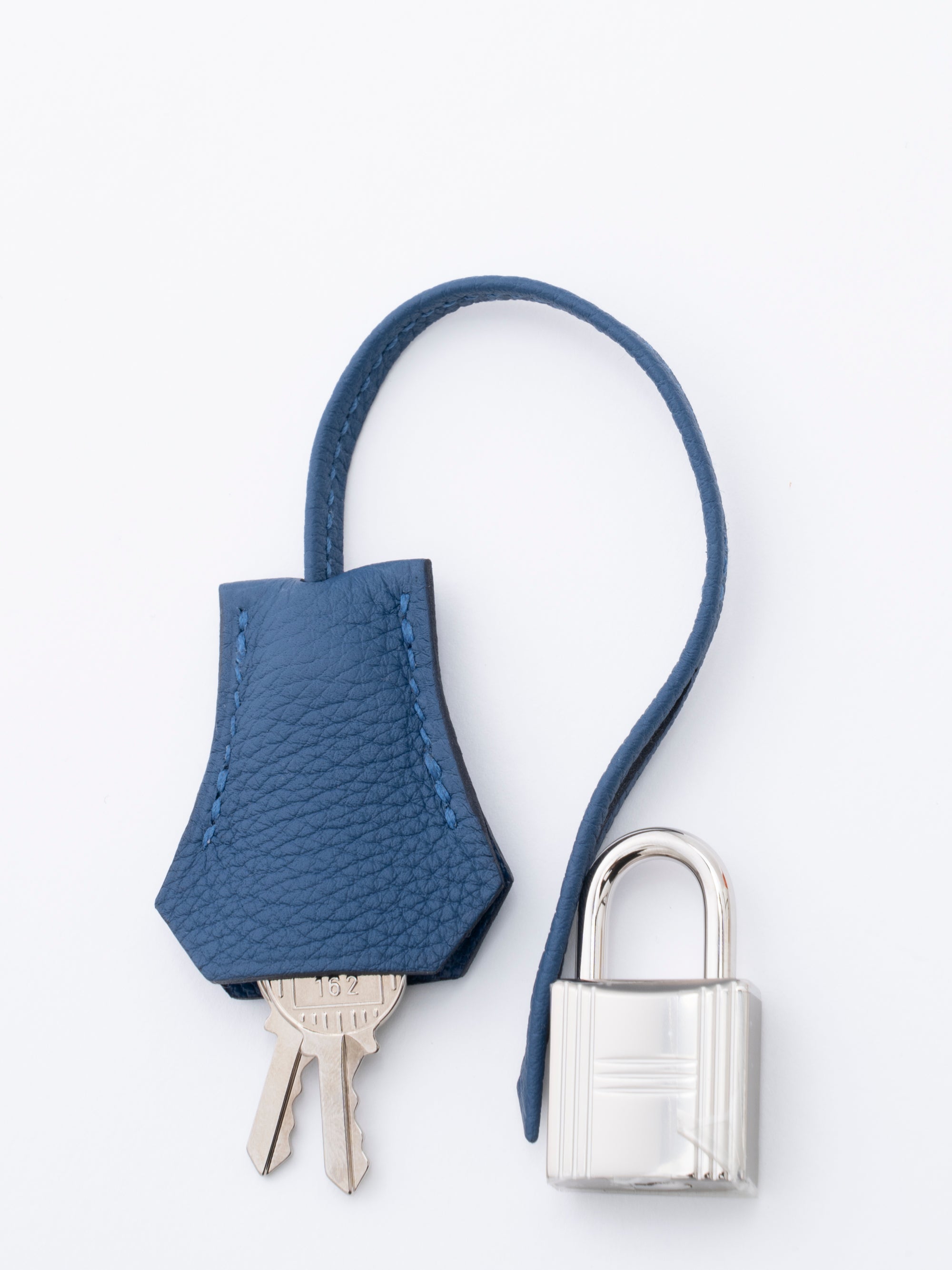 Hermès Birkin 25 Handbag K Stamp: 2025 Togo Bleu Tie P5 Silver Hardware Brand New
