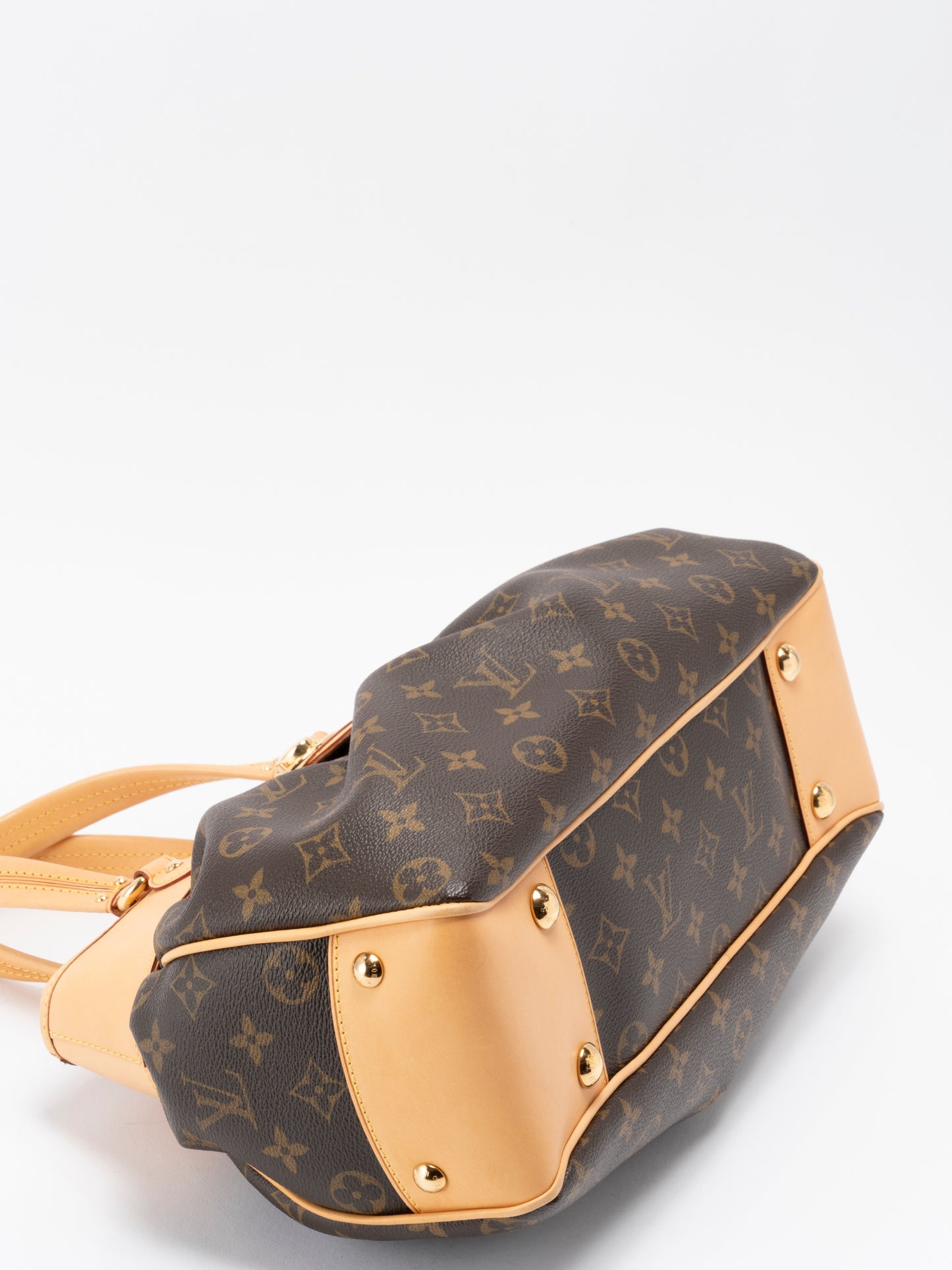 ルイ・ヴィトン M45715 ボエシPM トートバッグ モノグラムキャンバス ブラウン ゴールド金具