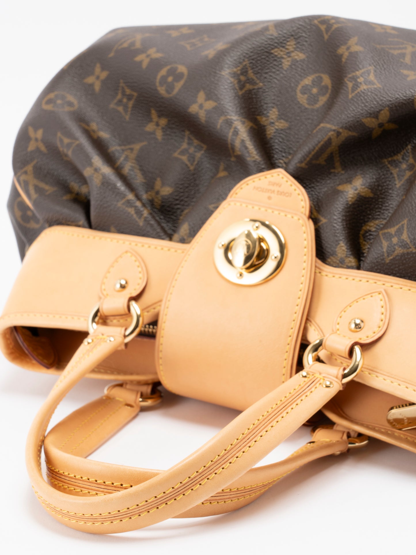 ルイ・ヴィトン M45715 ボエシPM トートバッグ モノグラムキャンバス ブラウン ゴールド金具