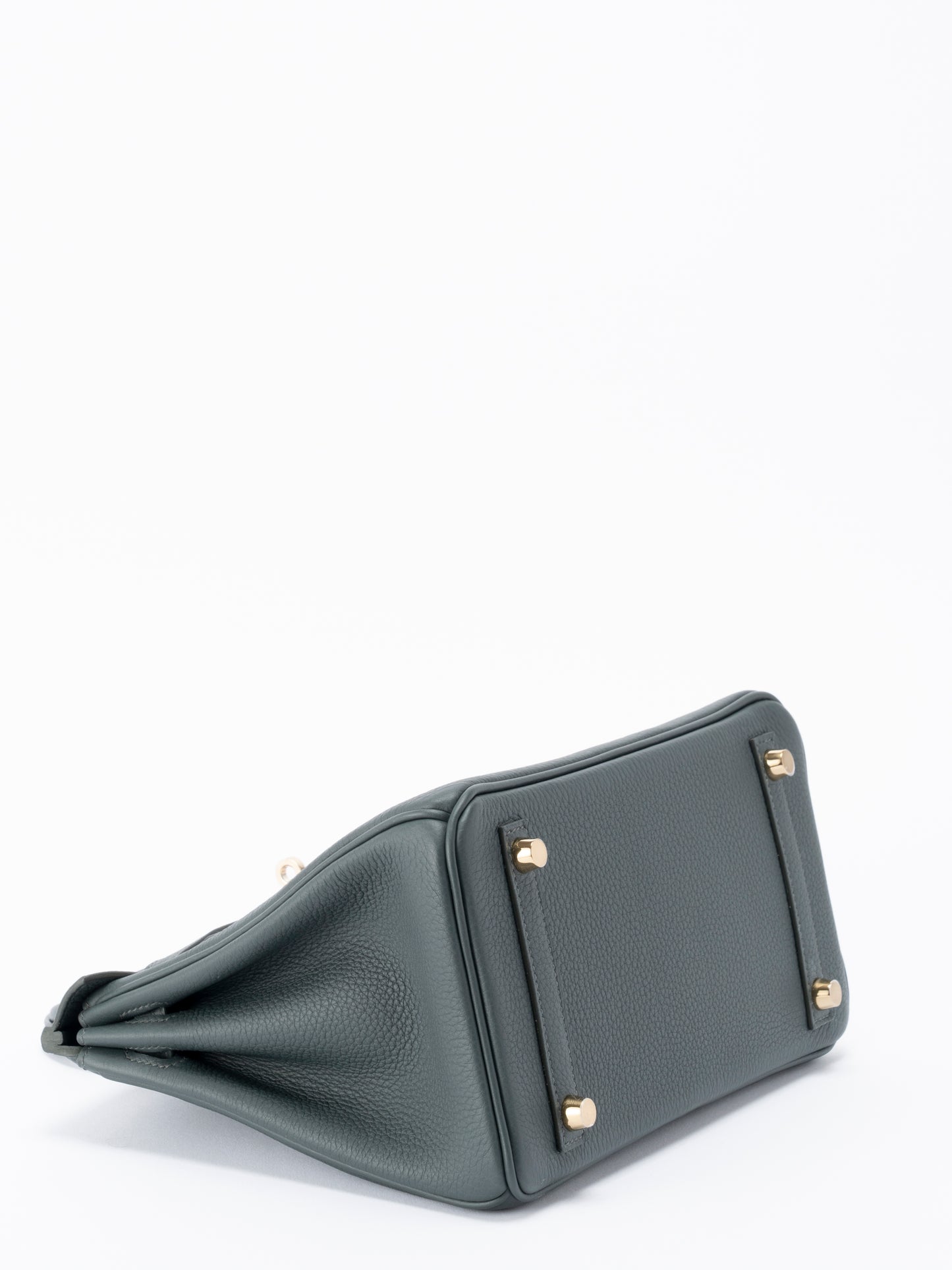 エルメス バーキン25 ハンドバッグ K刻:2025年 トゴ  ヴェールマングローブ ゴールド金具 新品