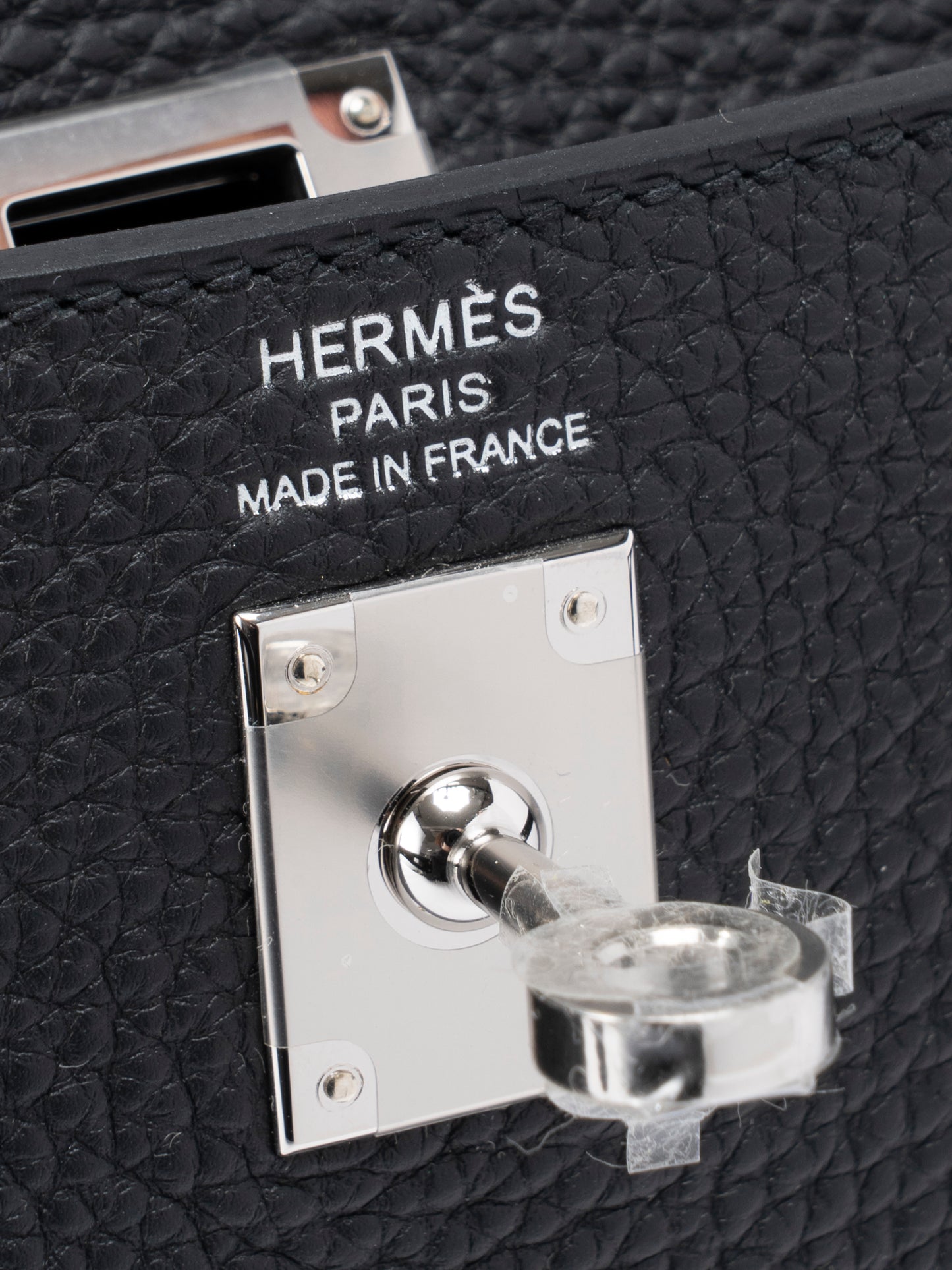 エルメス ケリー25 ハンドバッグ K刻:2025年 トゴ ブラック シルバー金具 新品