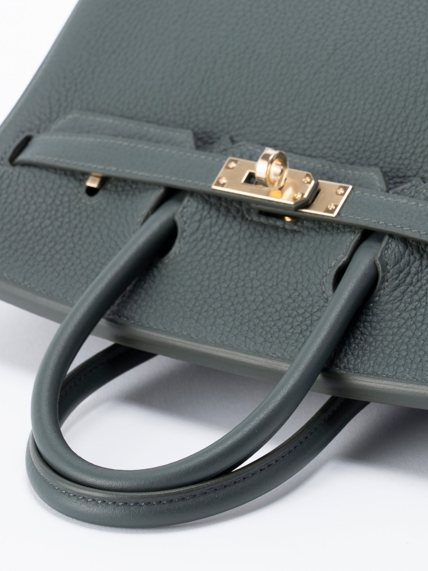 エルメス バーキン25 ハンドバッグ K刻:2025年 トゴ  ヴェールマングローブ ゴールド金具 新品