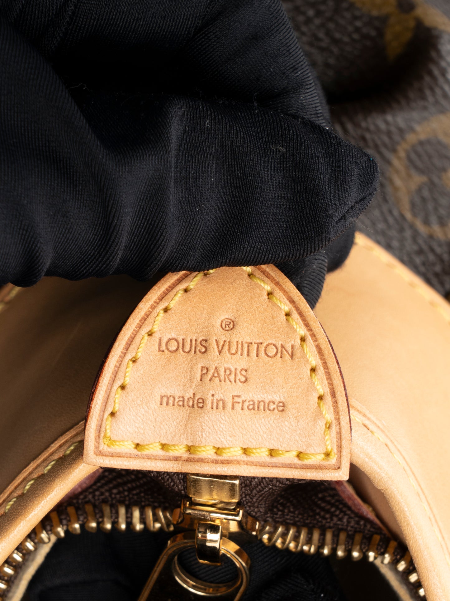ルイ・ヴィトン M45715 ボエシPM トートバッグ モノグラムキャンバス ブラウン ゴールド金具