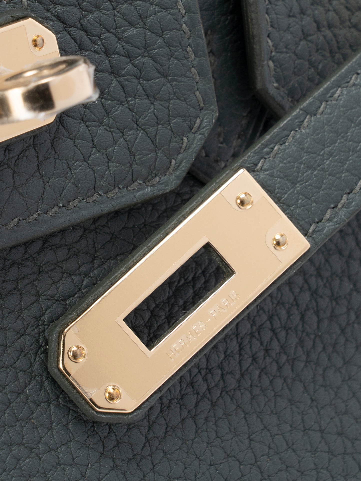 エルメス バーキン25 ハンドバッグ K刻:2025年 トゴ  ヴェールマングローブ ゴールド金具 新品