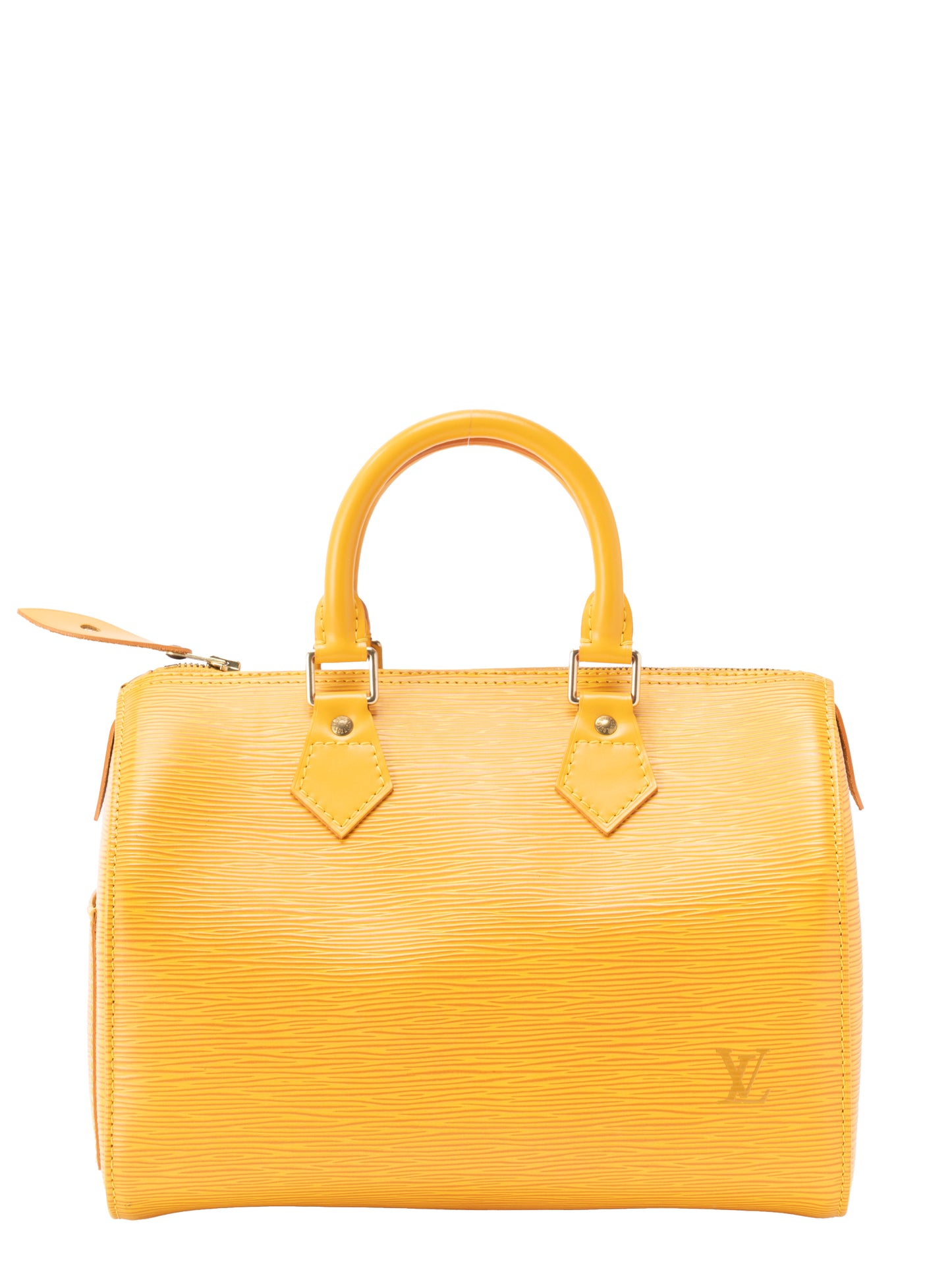 ルイ・ヴィトン M43019  スピーディ25 ハンドバッグ エピ イエロー ゴールド金具