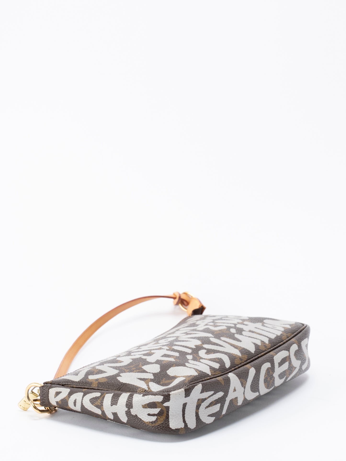 ルイ・ヴィトン M92192  グラフィティ ポシェット アクセサリーポーチ モノグラムキャンバス ブラウン ゴールド金具