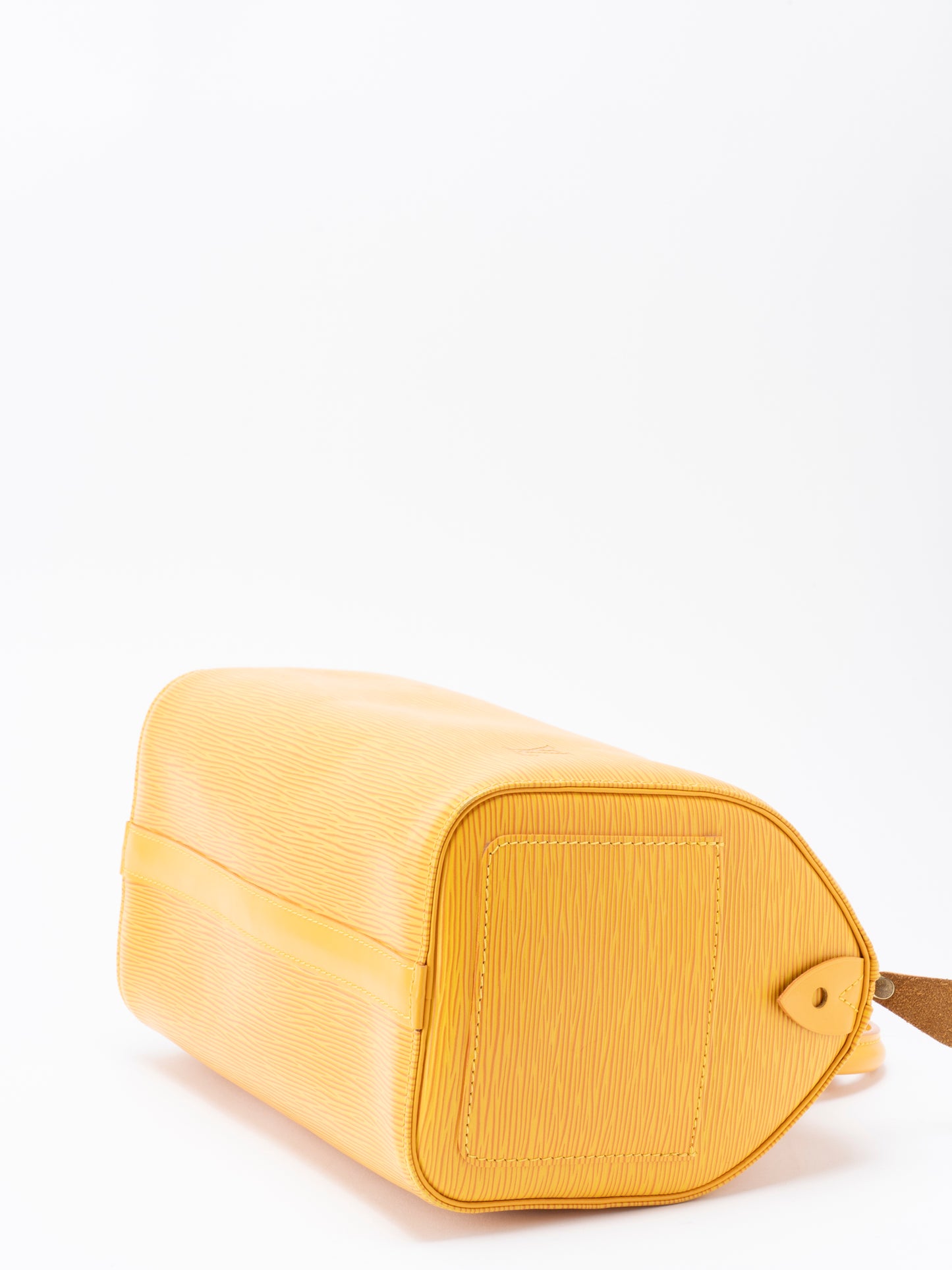 ルイ・ヴィトン M43019  スピーディ25 ハンドバッグ エピ イエロー ゴールド金具