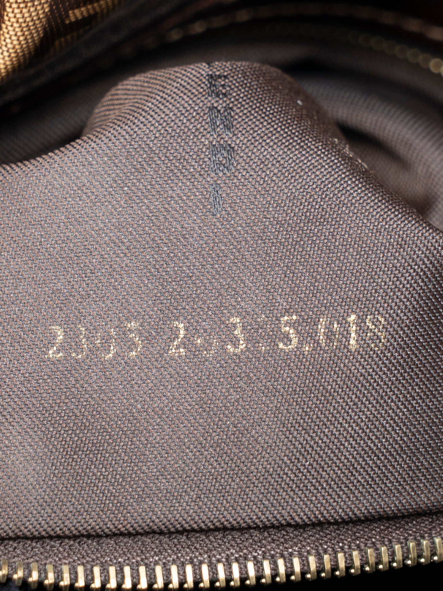 フェンディ ズッキーノ マンマバケット ショルダーバッグ コーティングキャンバス ブラウン ゴールド金具