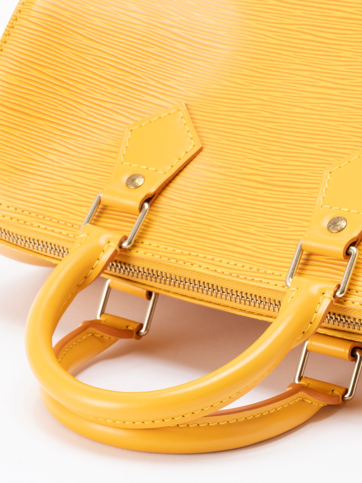 ルイ・ヴィトン M43019  スピーディ25 ハンドバッグ エピ イエロー ゴールド金具