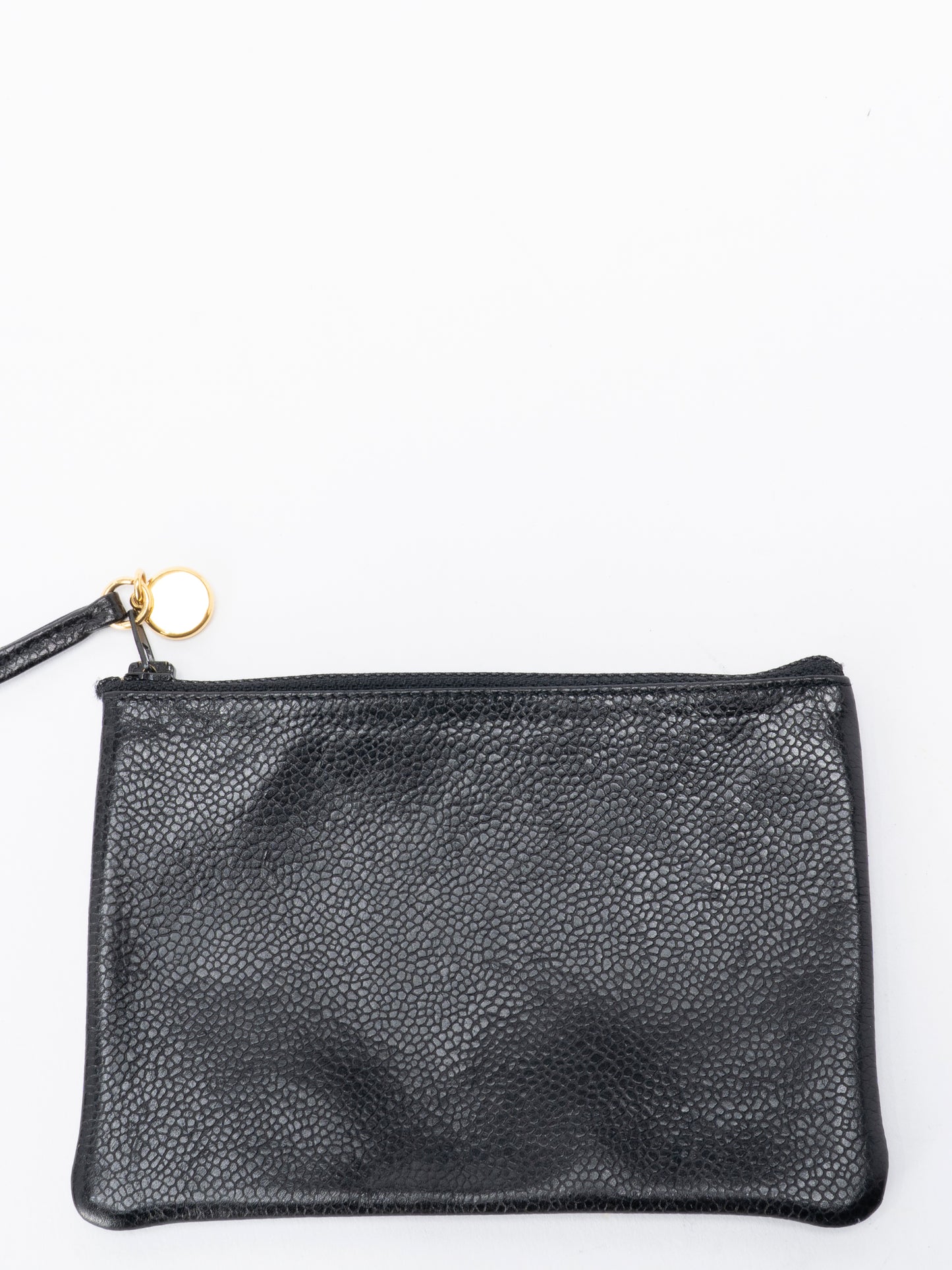 シャネル トリプルココ チェーンショルダーバッグ キャビアスキン ブラック ゴールド金具