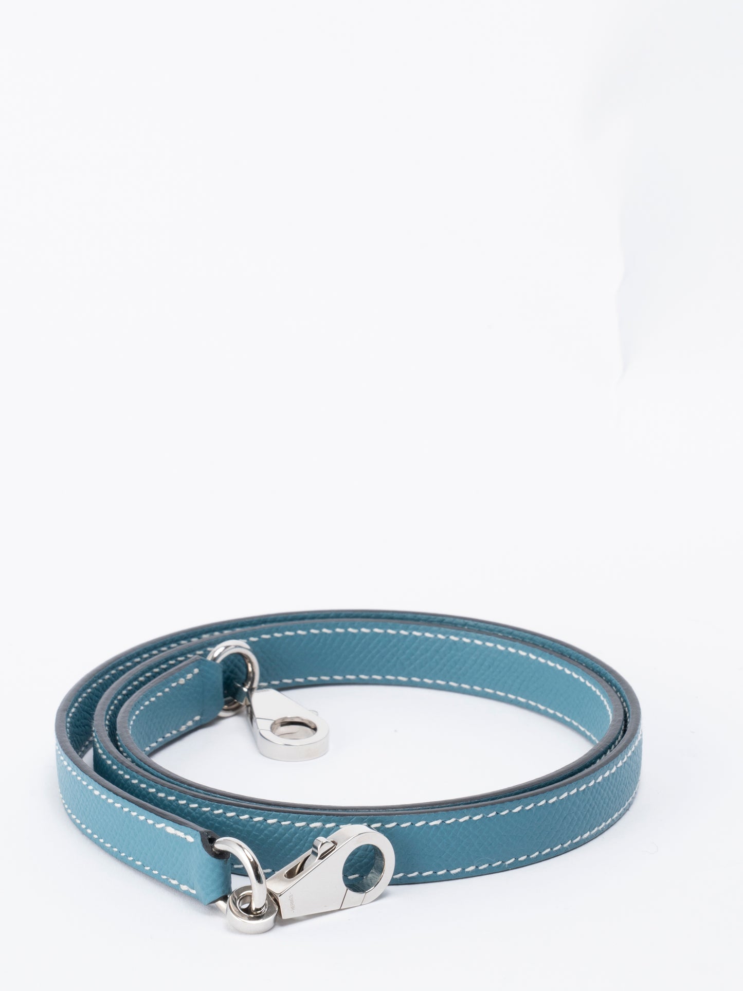 エルメス ケリー28 ハンドバッグ 外縫い W刻:2024年 エプソン ブルージーン75 シルバー金具 新品