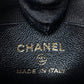 シャネル マトラッセ ランダムシリアル ミニ チェーンバゲットバッグ ラムスキン ブラック ゴールド金具