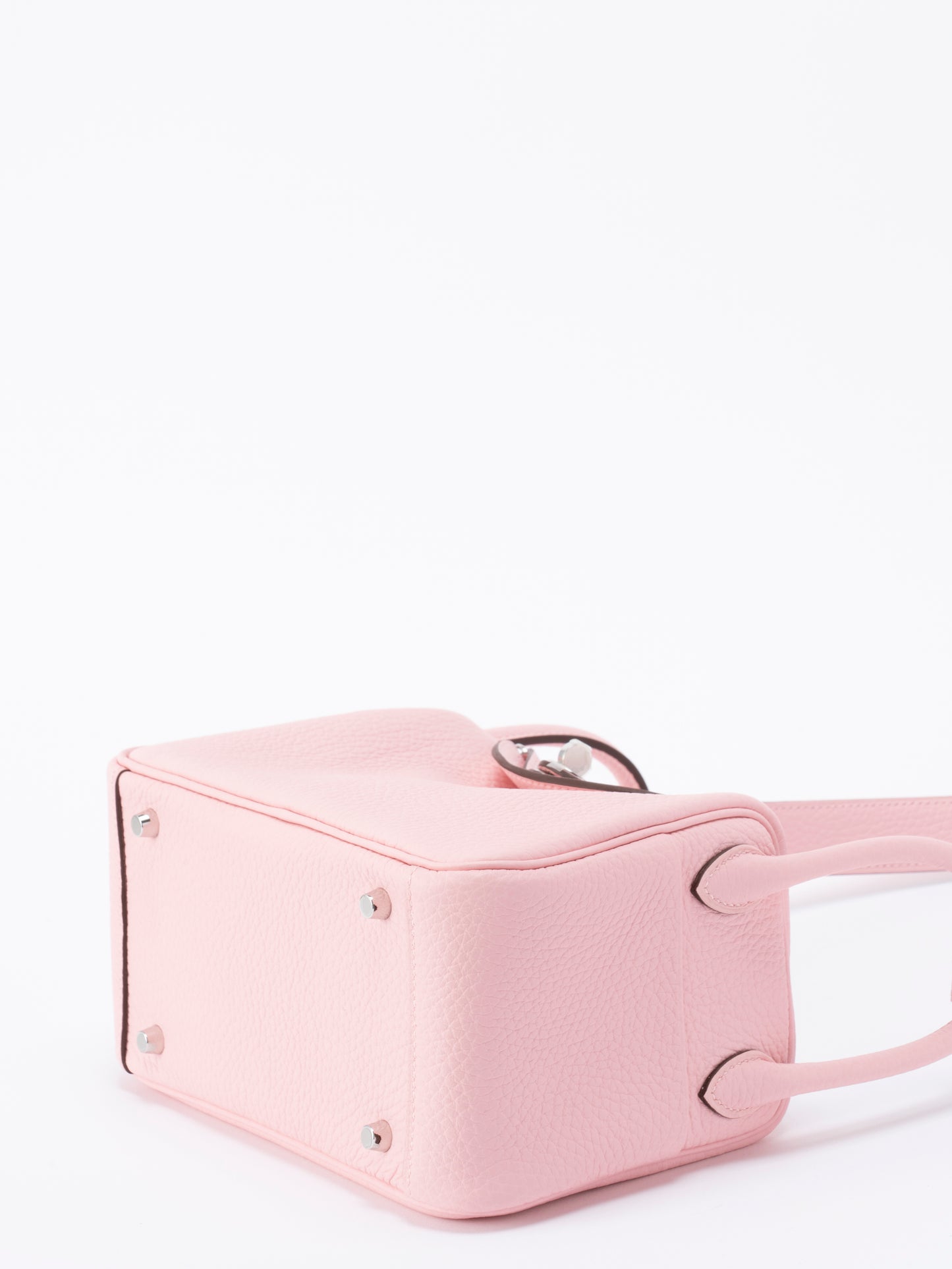 エルメス ミニリンディ ショルダーバッグ K刻:2025年 トリヨンクレマンス ローズサクラ シルバー金具 新品