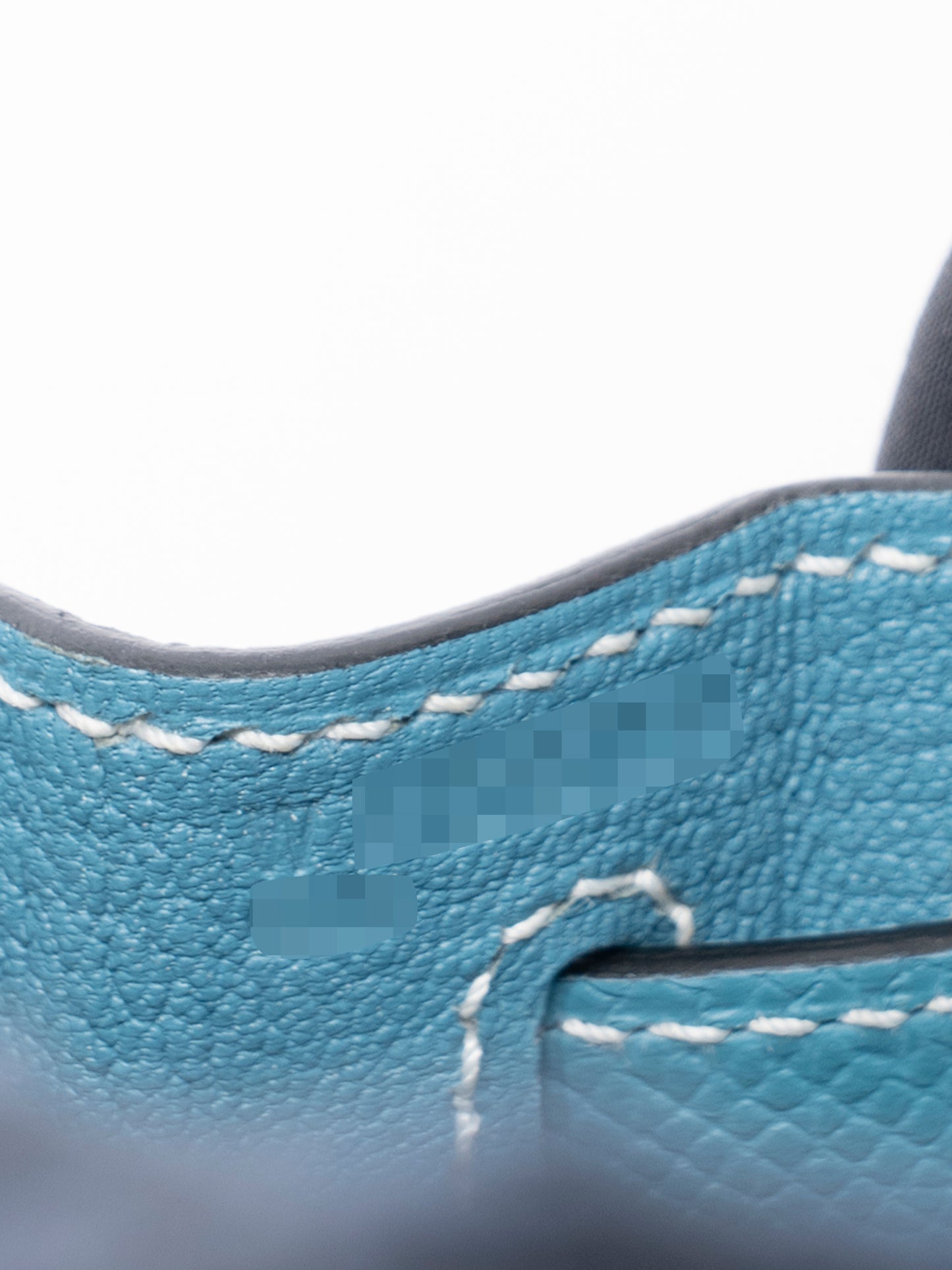 エルメス ケリー28 ハンドバッグ 外縫い W刻:2024年 エプソン ブルージーン75 シルバー金具 新品