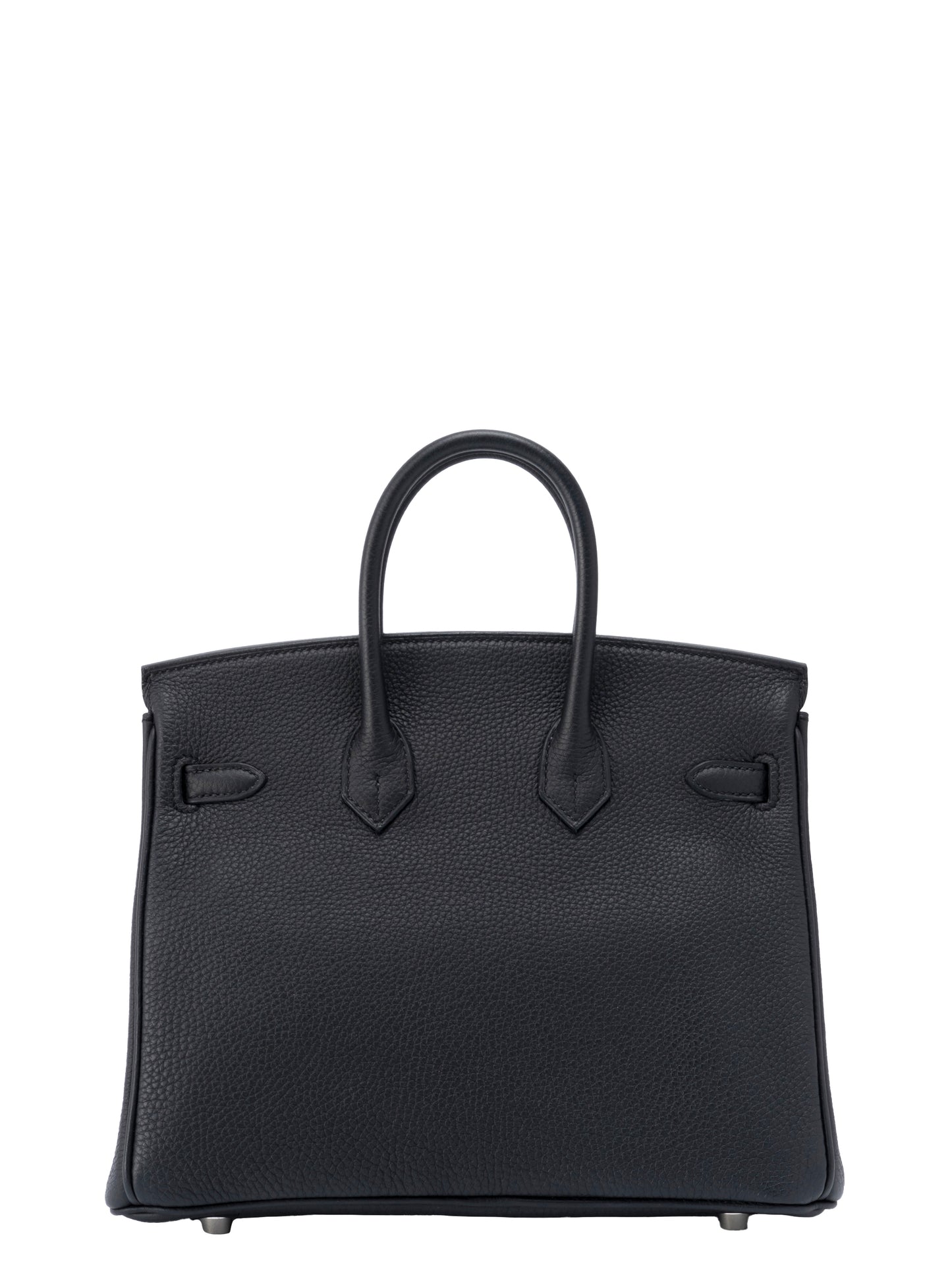 エルメス バーキン25 ハンドバッグ B刻:2023年 トゴ ブラック89 シルバー金具 新品