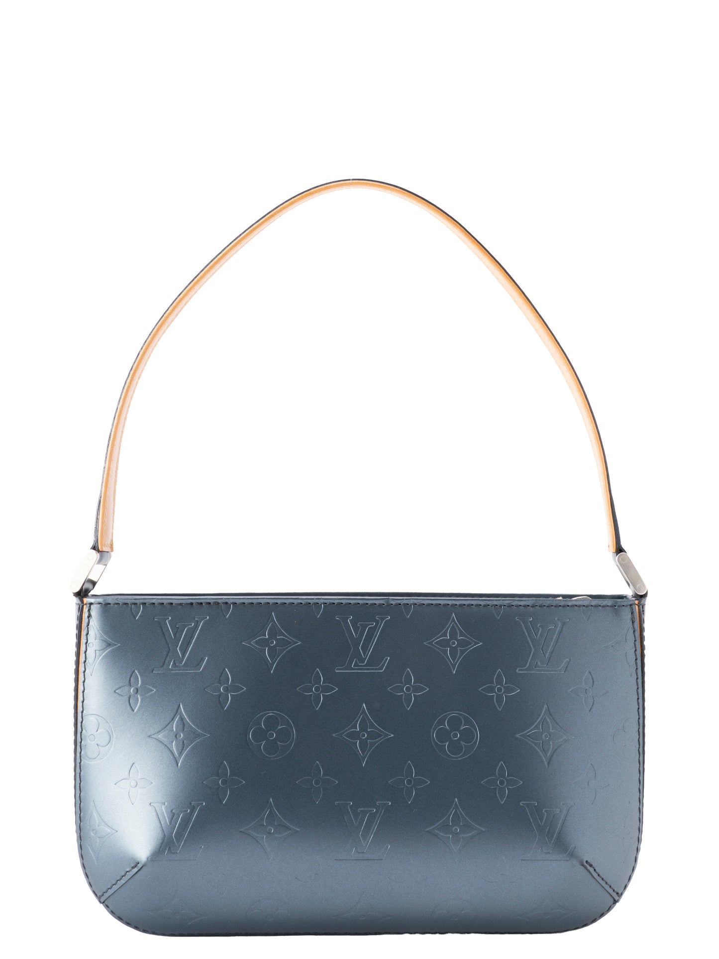 ルイ・ヴィトン M55145 ファウラー ショルダーバッグ モノグラムマット ネイビー シルバー金具