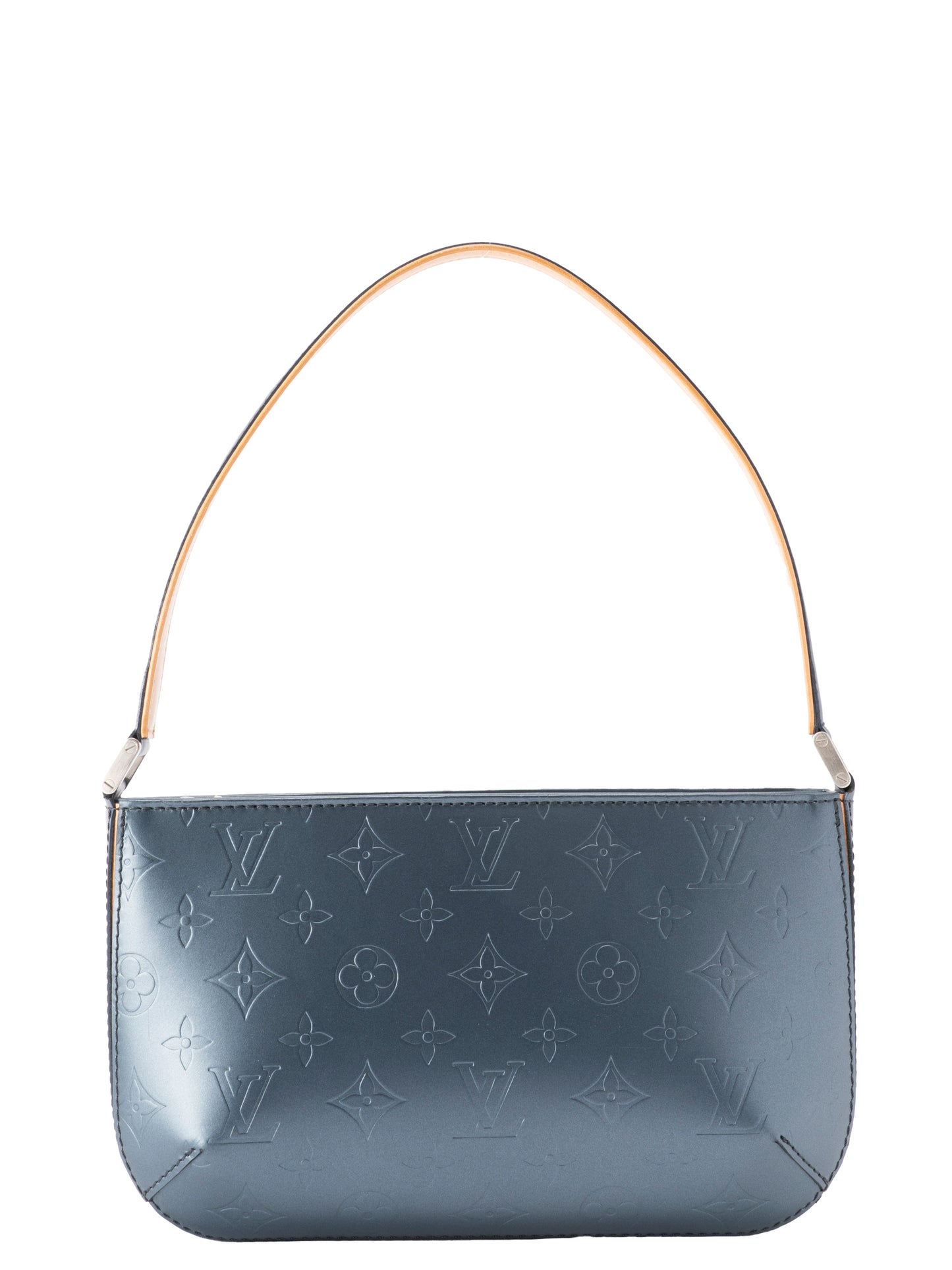 ルイ・ヴィトン M55145 ファウラー ショルダーバッグ モノグラムマット ネイビー シルバー金具