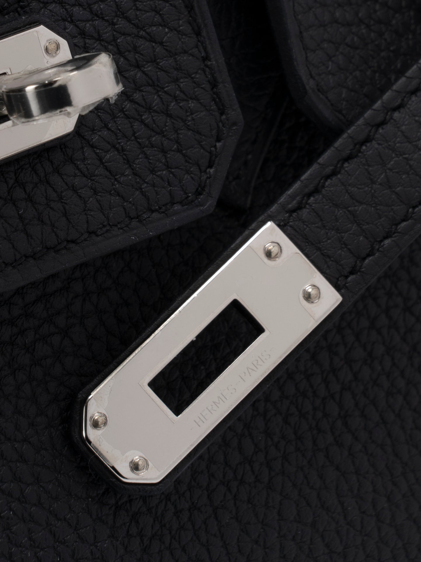 エルメス バーキン25 ハンドバッグ B刻:2023年 トゴ ブラック89 シルバー金具 新品