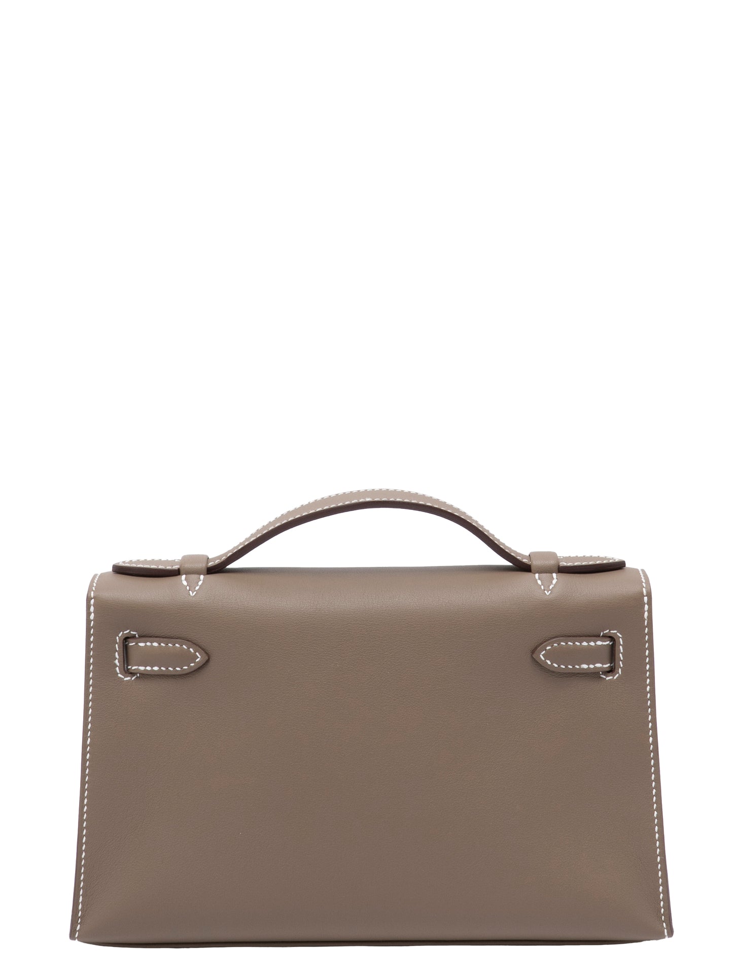 エルメス ポシェットケリー ハンドバッグ K刻:2025年 スイフト エトゥープ シルバー金具 新品