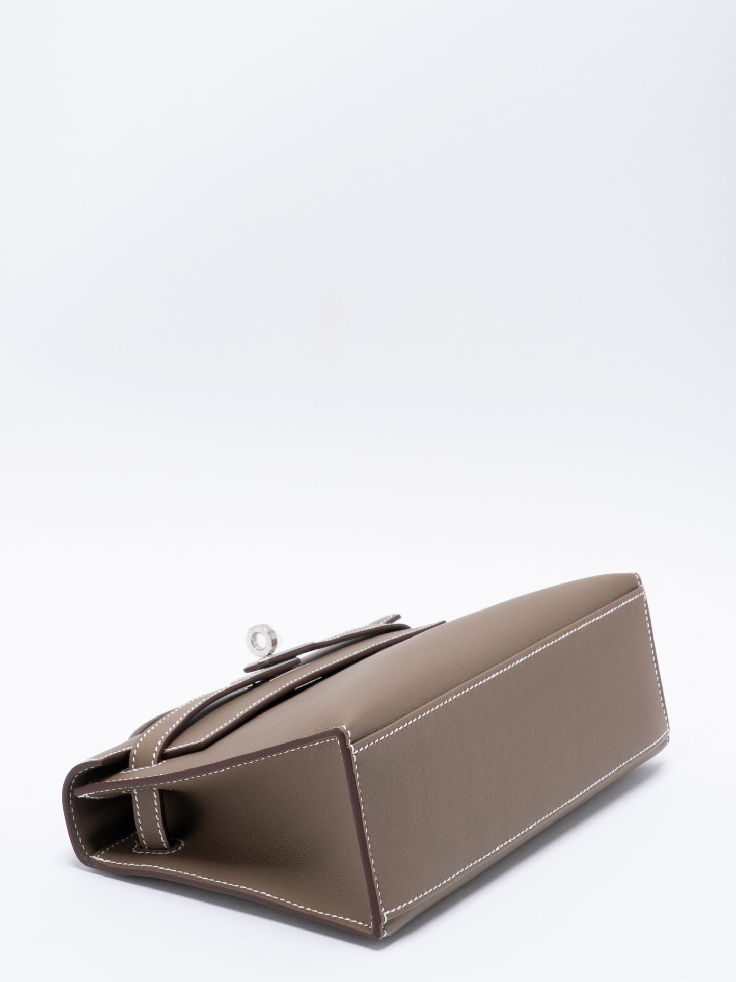 エルメス ポシェットケリー ハンドバッグ K刻:2025年 スイフト エトゥープ シルバー金具 新品