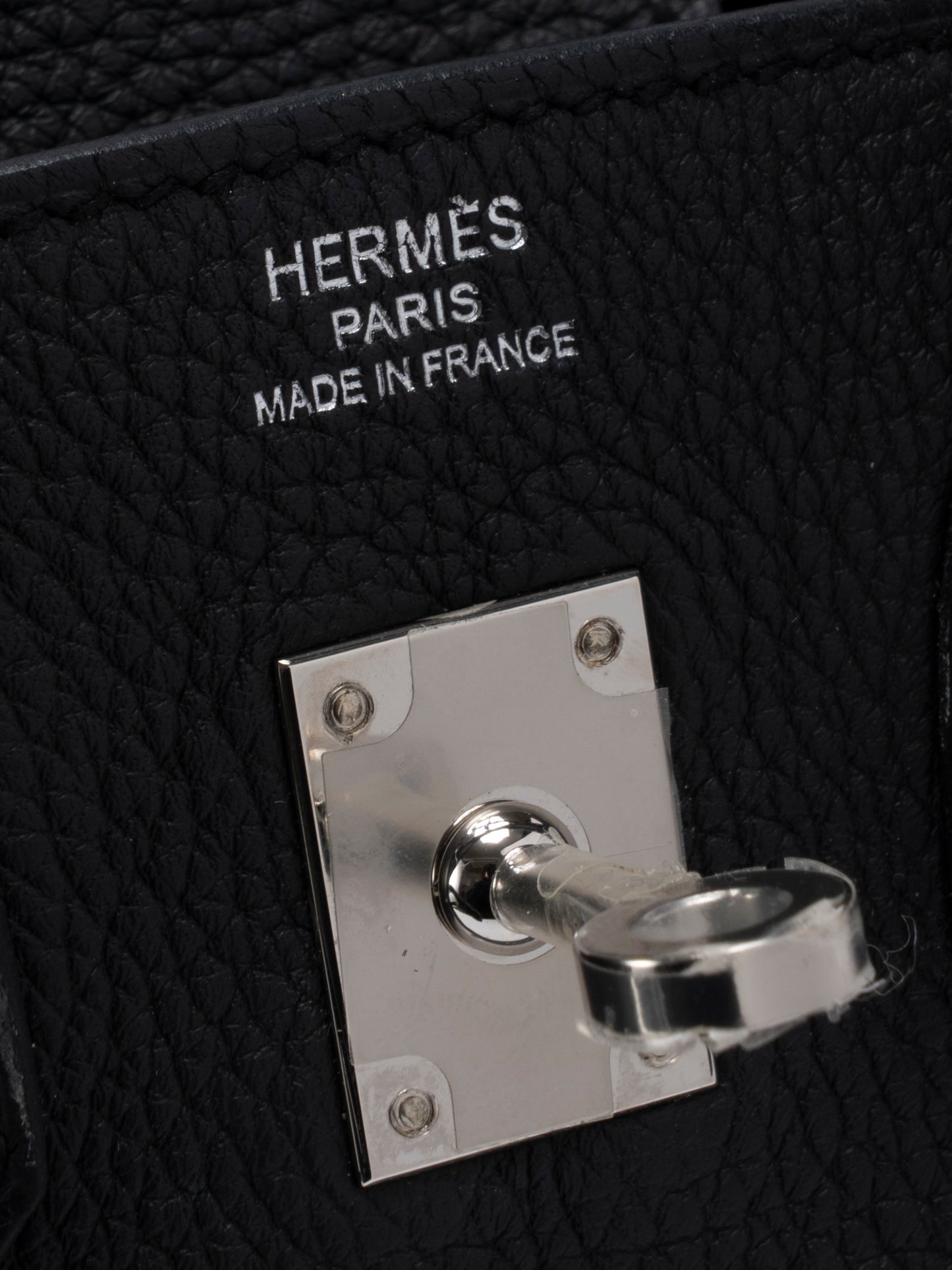 エルメス バーキン25 ハンドバッグ B刻:2023年 トゴ ブラック89 シルバー金具 新品