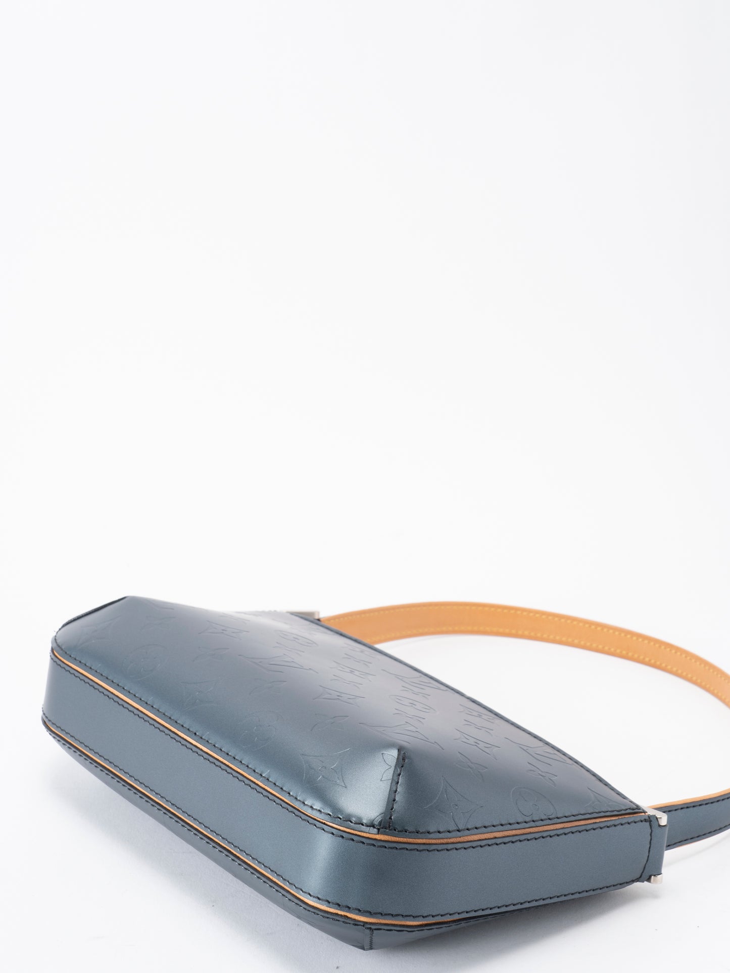 ルイ・ヴィトン M55145 ファウラー ショルダーバッグ モノグラムマット ネイビー シルバー金具