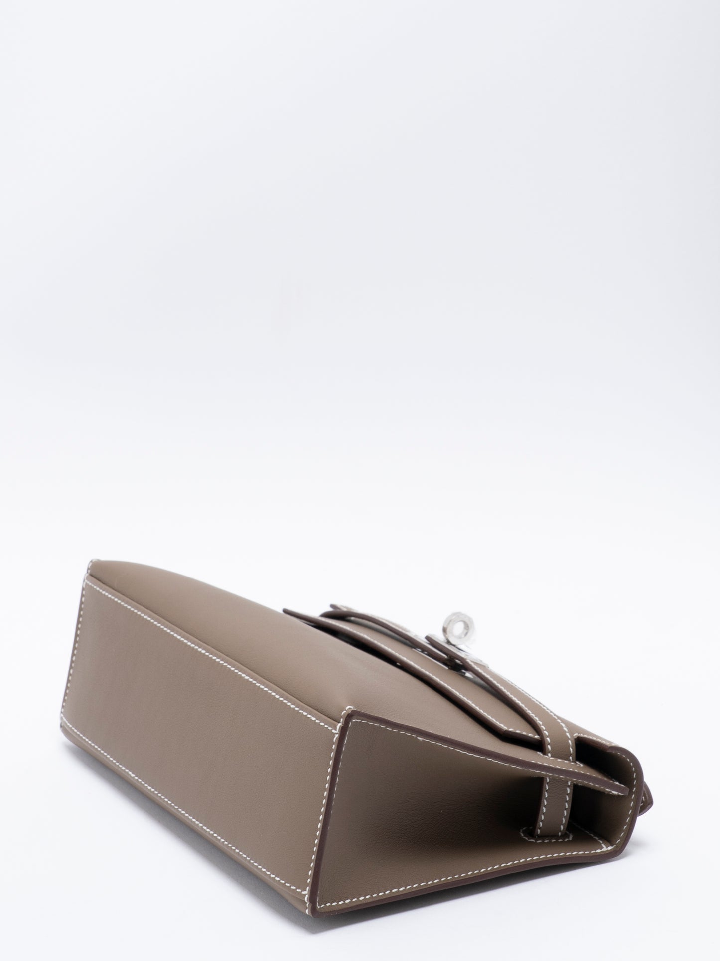 エルメス ポシェットケリー ハンドバッグ K刻:2025年 スイフト エトゥープ シルバー金具 新品