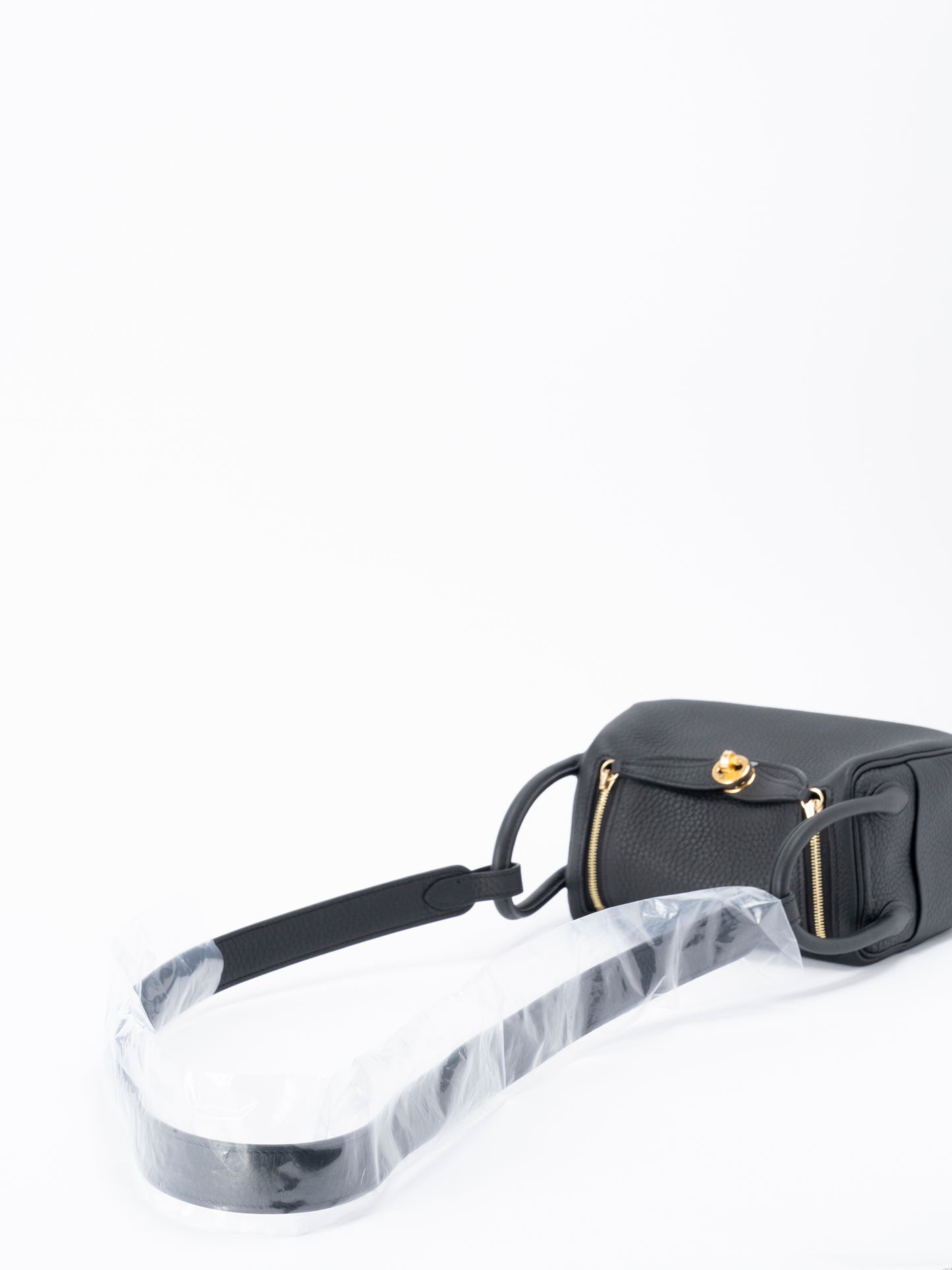 エルメス ミニリンディ ショルダーバッグ K刻:2025年 トリヨンクレマンス ブラック ゴールド金具 新品