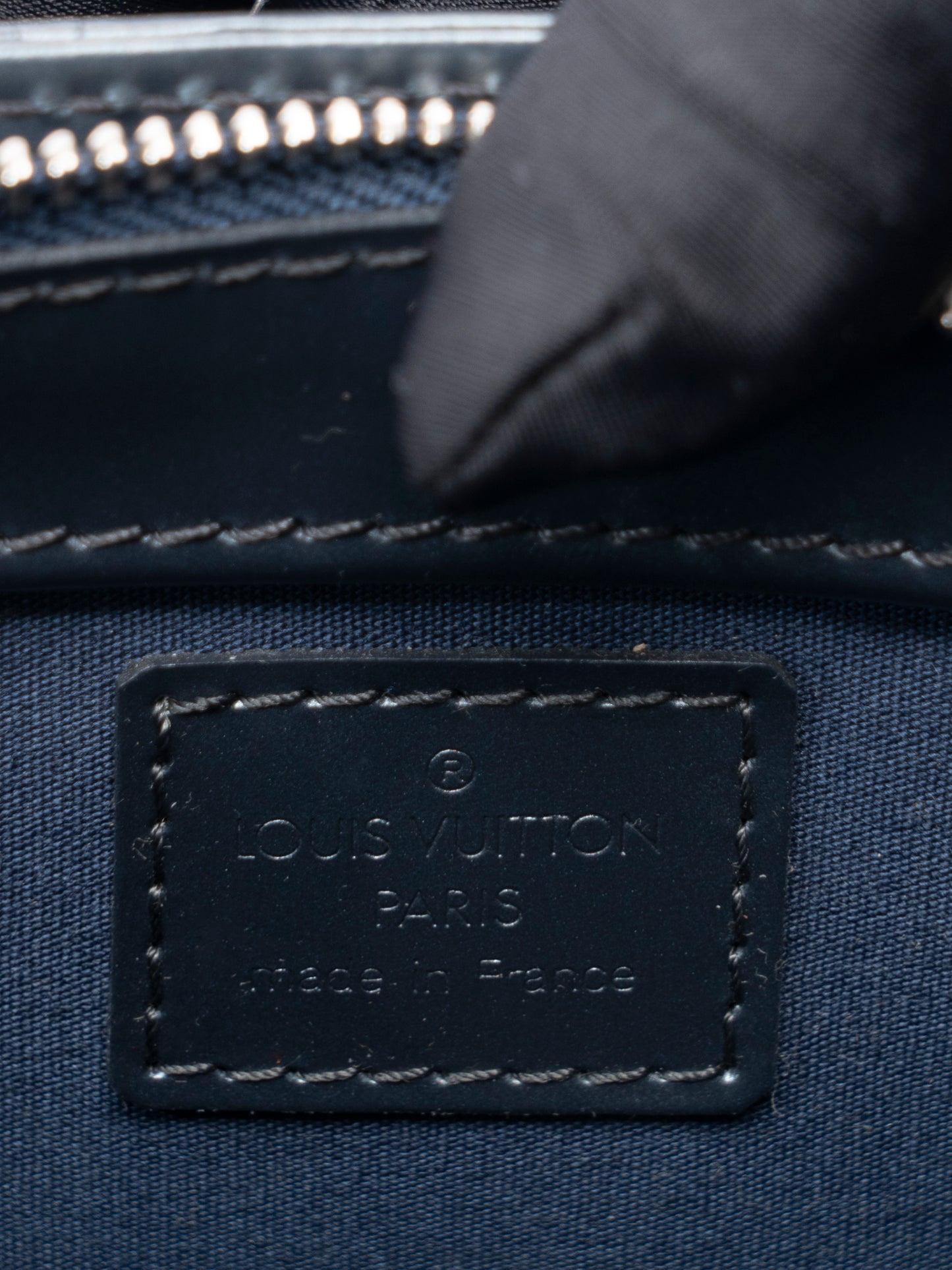 ルイ・ヴィトン M55145 ファウラー ショルダーバッグ モノグラムマット ネイビー シルバー金具