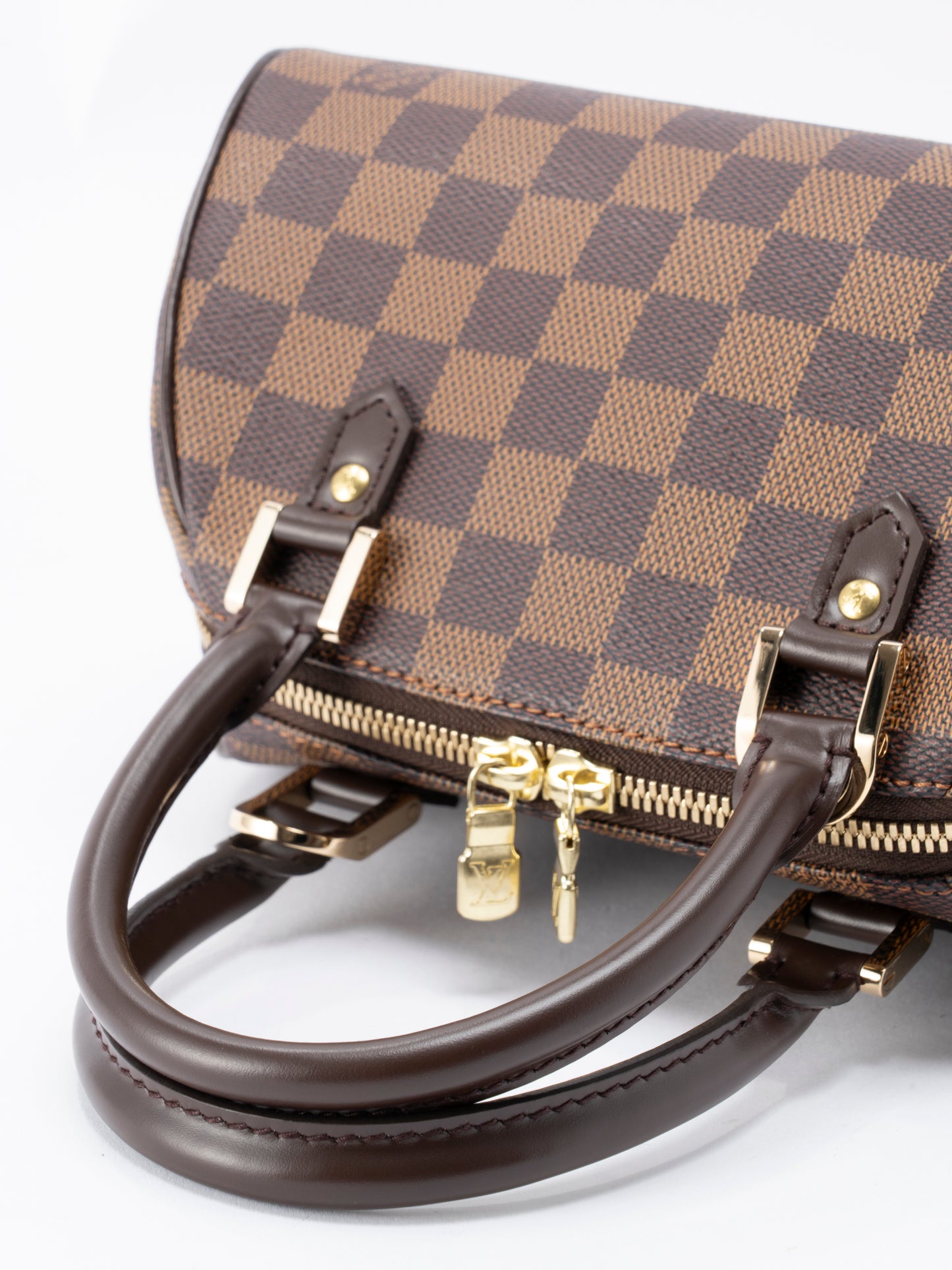 ルイ・ヴィトン N41436 リベラミニ ハンドバッグ ダミエキャンバス ブラウン ゴールド金具