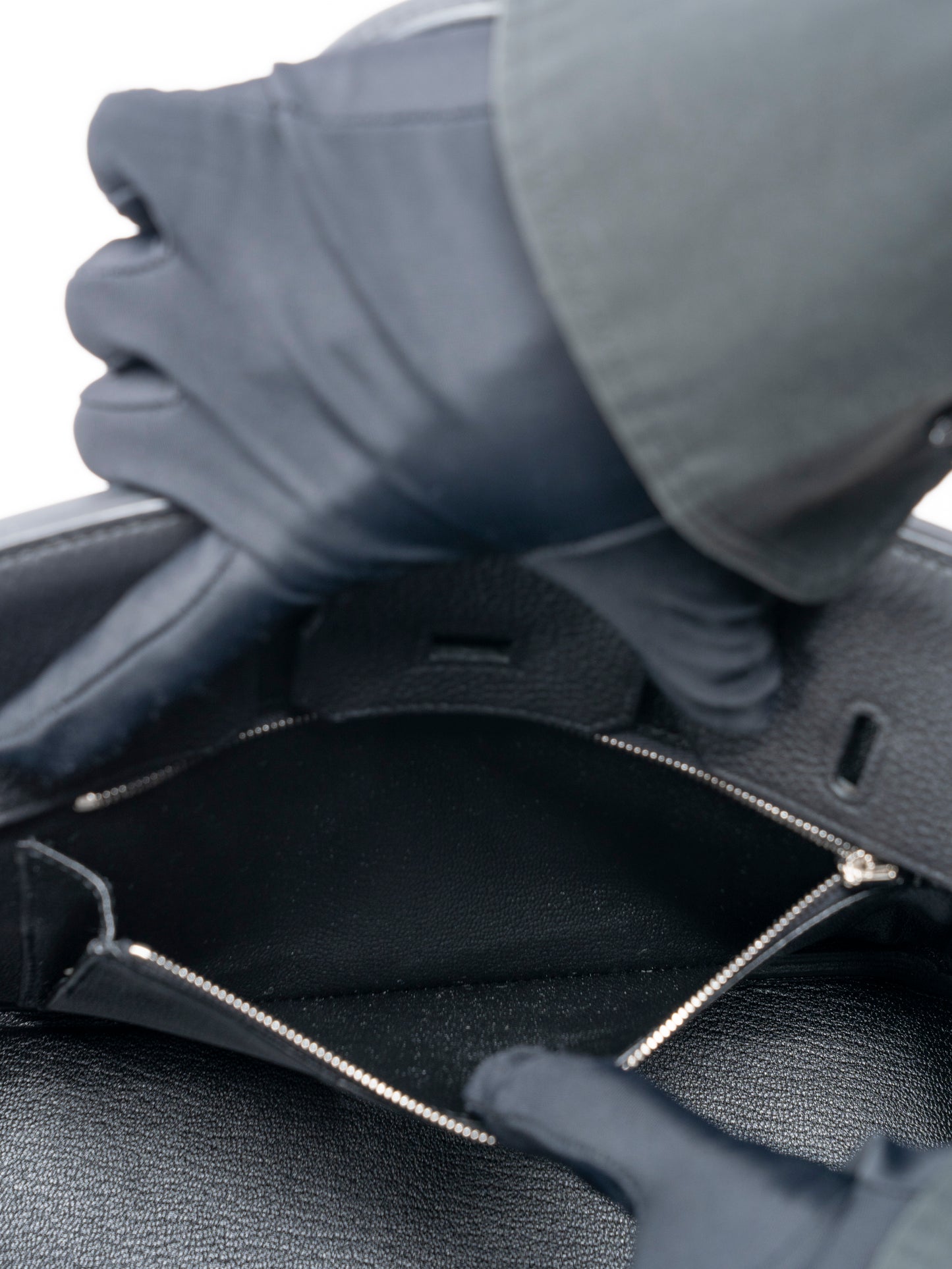 エルメス バーキン25 ハンドバッグ B刻:2023年 トゴ ブラック89 シルバー金具 新品