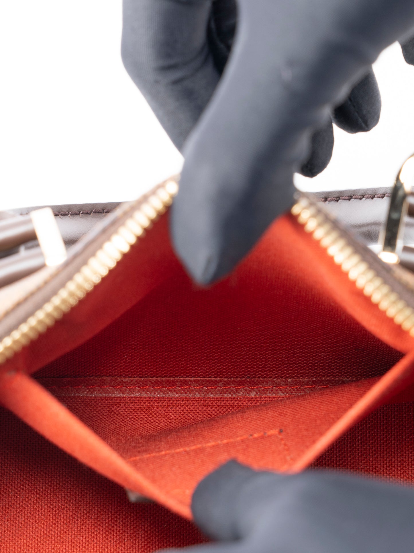 ルイ・ヴィトン N41436 リベラミニ ハンドバッグ ダミエキャンバス ブラウン ゴールド金具