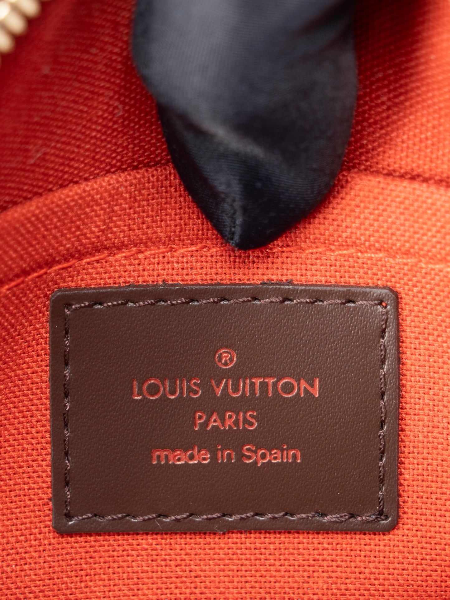 ルイ・ヴィトン N41436 リベラミニ ハンドバッグ ダミエキャンバス ブラウン ゴールド金具