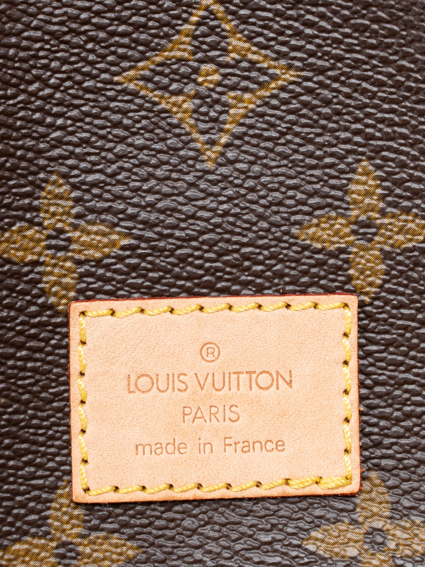 ルイ・ヴィトン M42256 ソミュール30 ショルダーバッグ モノグラムキャンバス ブラウン ゴールド金具