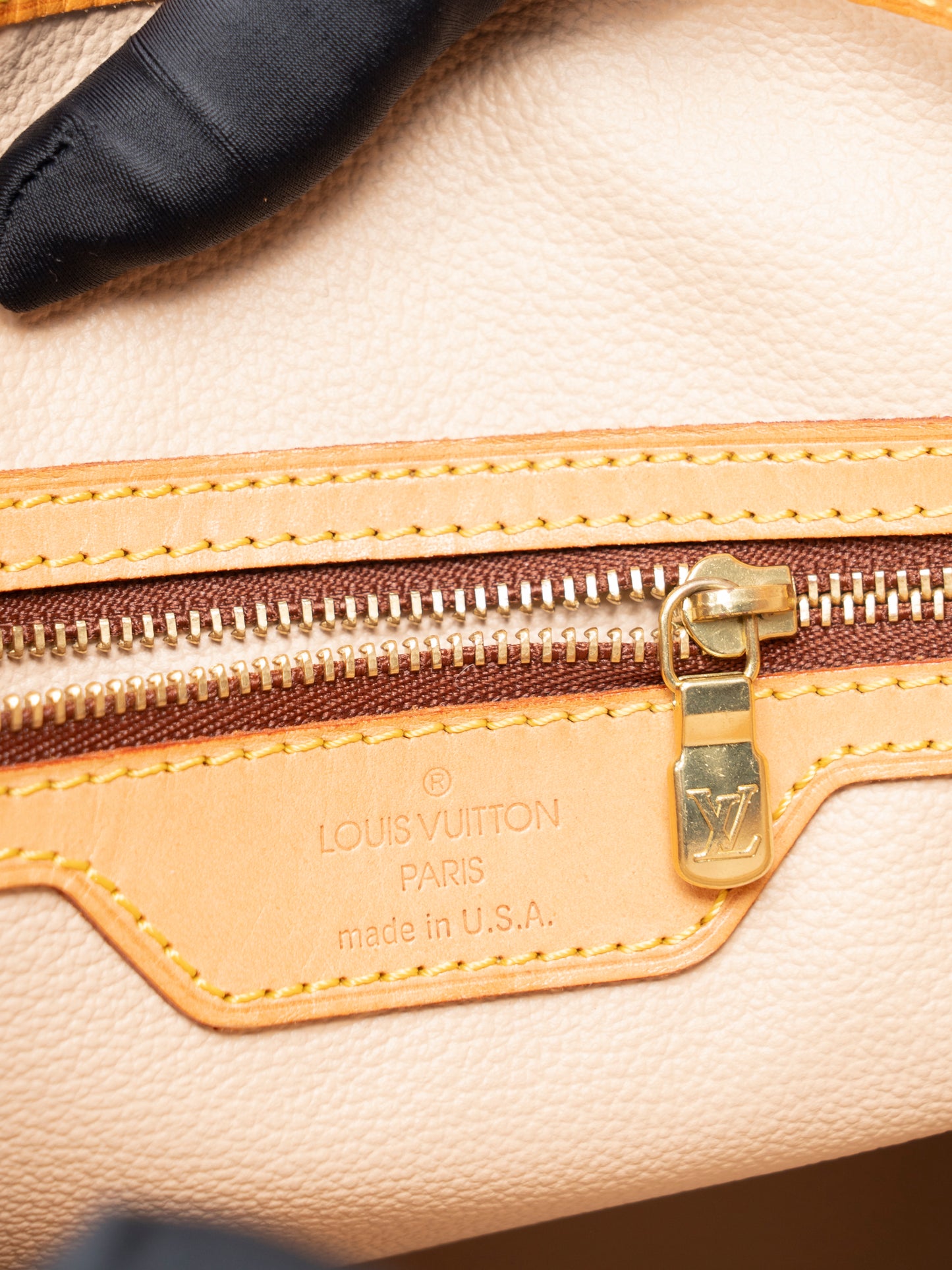 ルイ・ヴィトン M42238 バケットPM ポーチ付き トートバッグ モノグラムキャンバス ブラウン ゴールド金具