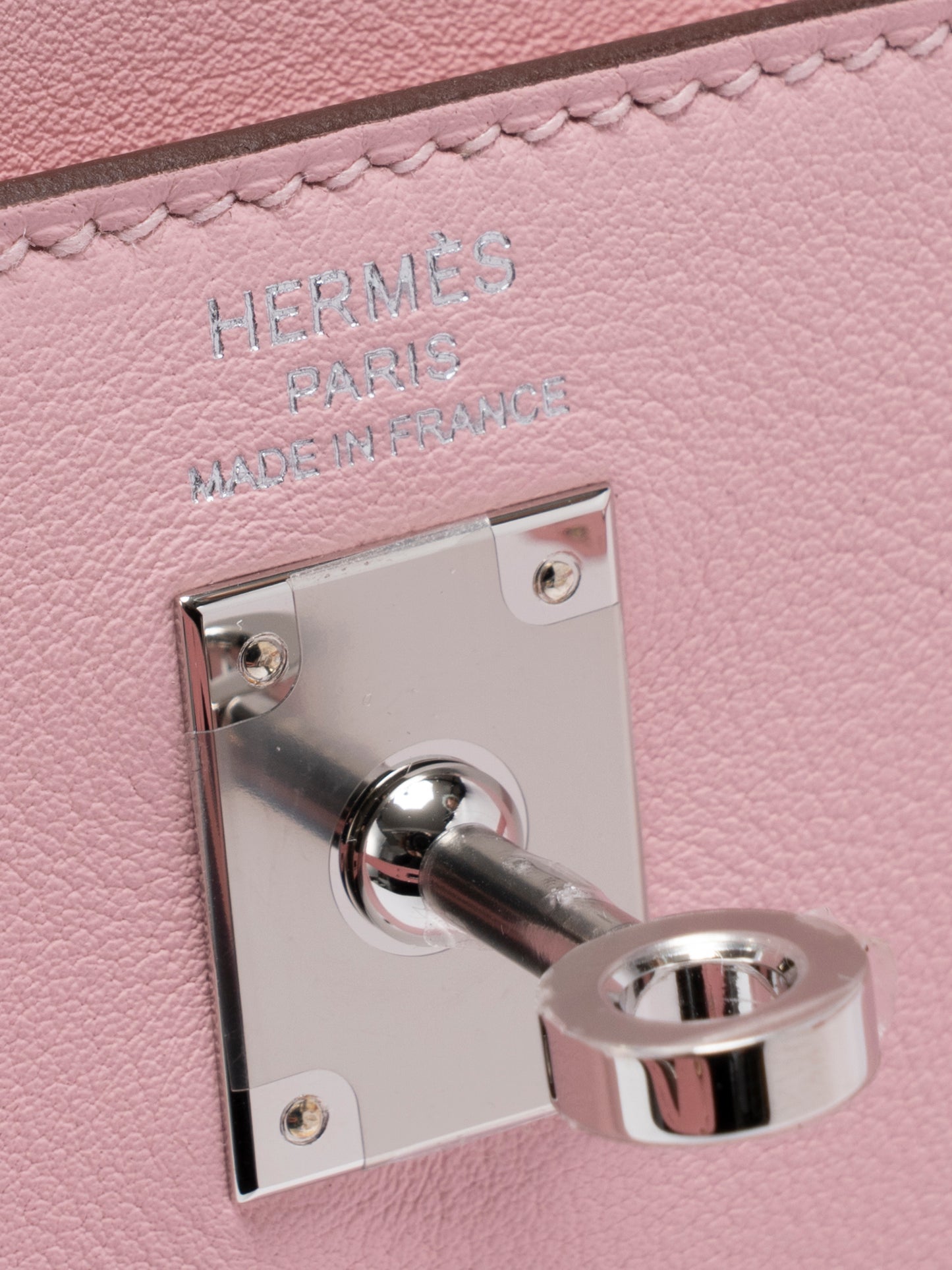 エルメス ケリー25 ハンドバッグ 内縫い K刻:2025年 スイフト ローズサクラ シルバー金具 新品