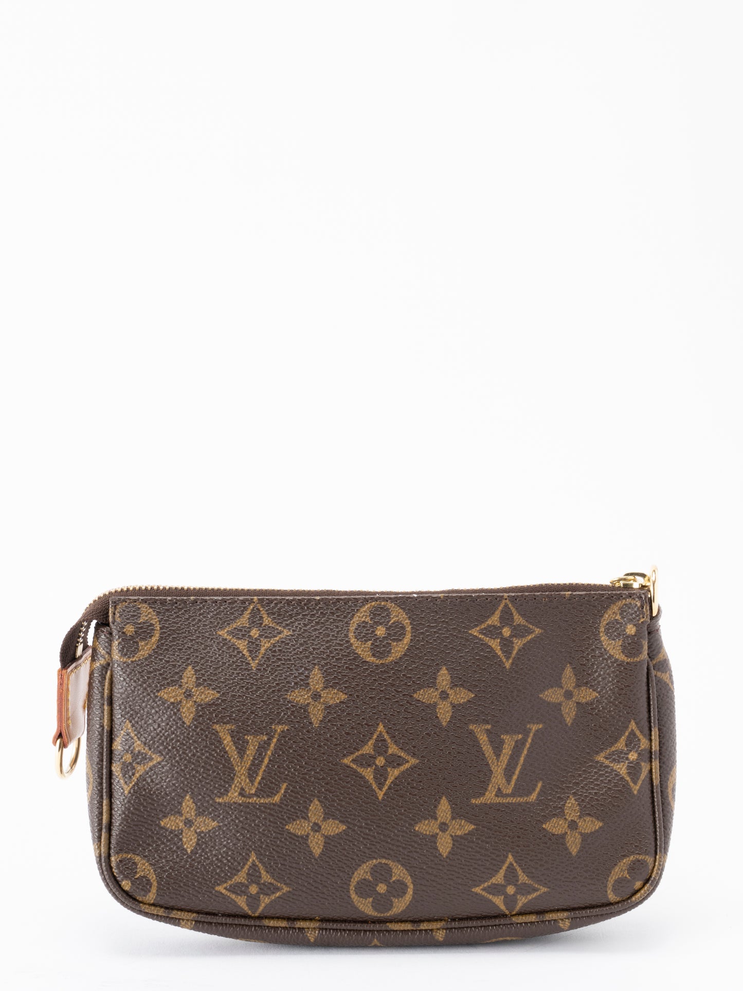 ルイ・ヴィトン M42238 バケットPM ポーチ付き トートバッグ モノグラムキャンバス ブラウン ゴールド金具