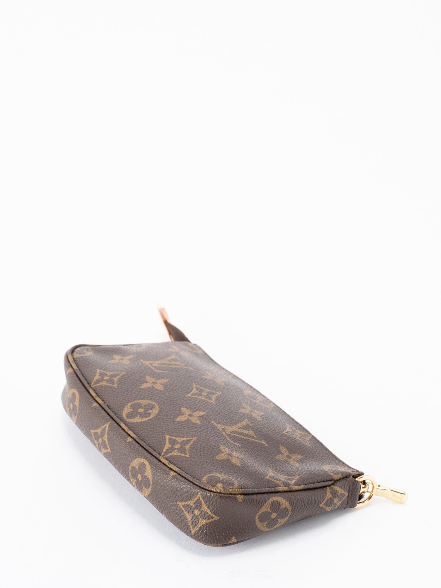 ルイ・ヴィトン M42238 バケットPM ポーチ付き トートバッグ モノグラムキャンバス ブラウン ゴールド金具