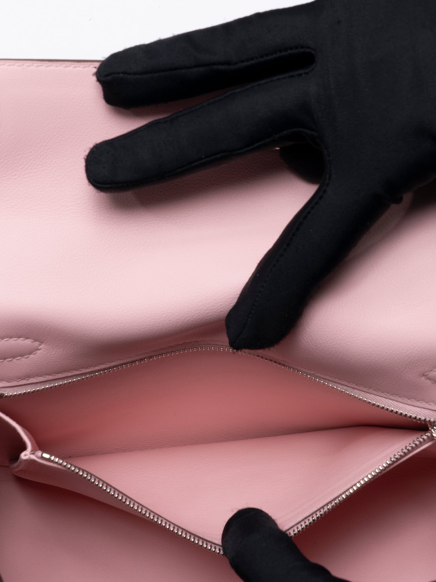 エルメス ケリー25 ハンドバッグ 内縫い K刻:2025年 スイフト ローズサクラ シルバー金具 新品