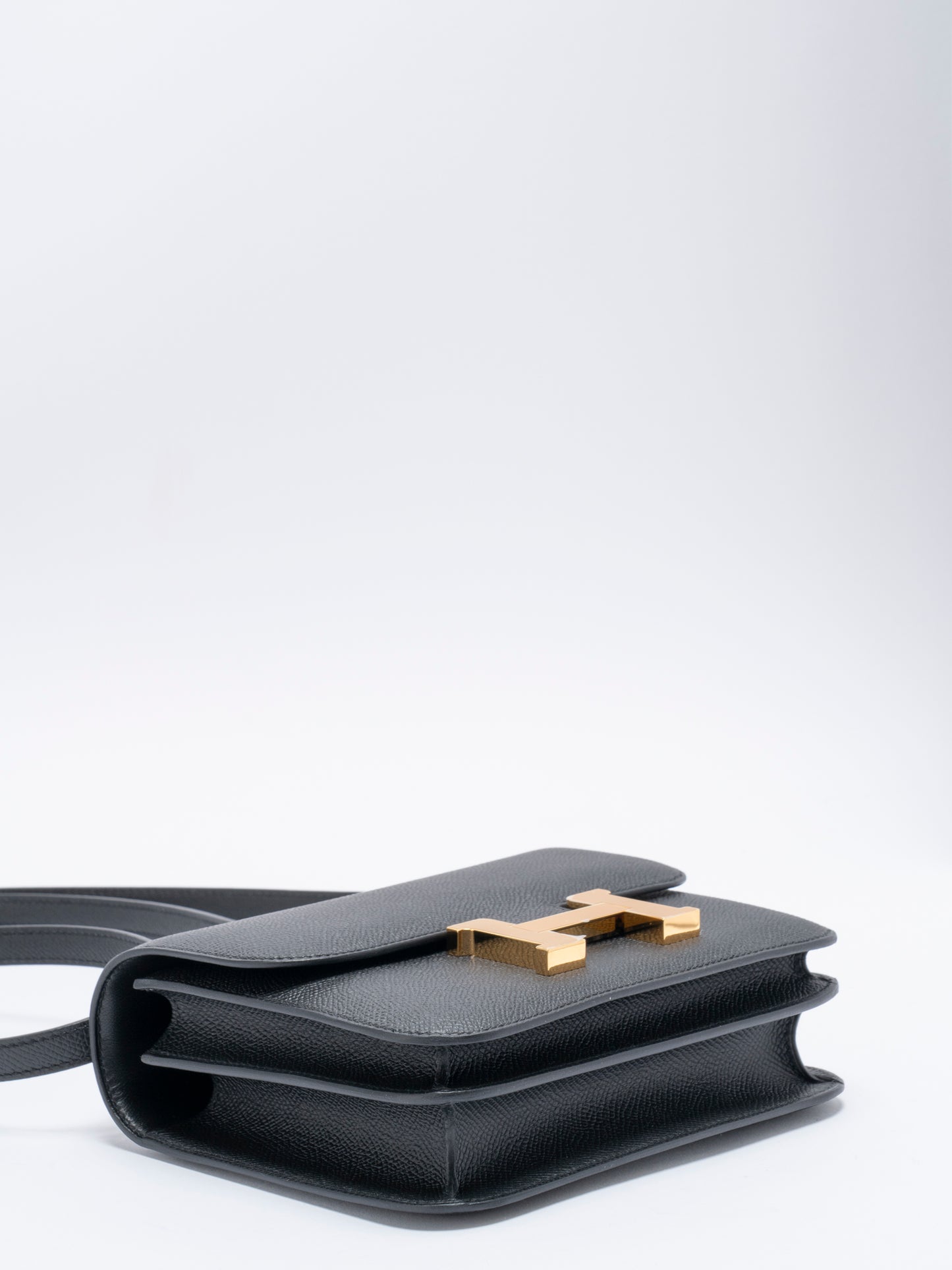 エルメス ミニコンスタンス ショルダーバッグ K刻:2025年 エプソン ブラック ゴールド金具 新品