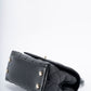 シャネル マトラッセ ココハンドル XXS シリアルプレート ハンドバッグ キャビアスキン ブラック ゴールド金具