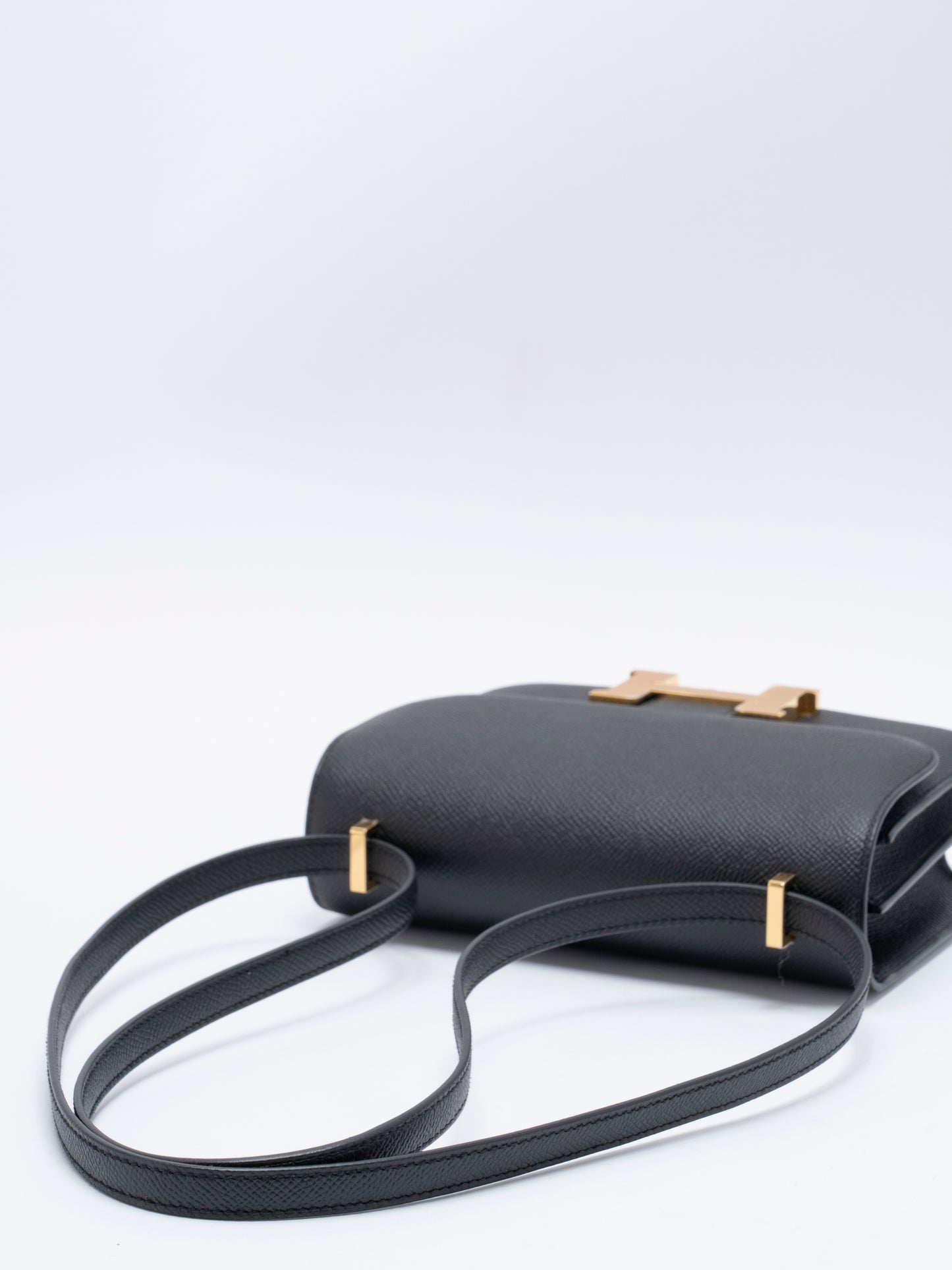 エルメス ミニコンスタンス ショルダーバッグ K刻:2025年 エプソン ブラック ゴールド金具 新品