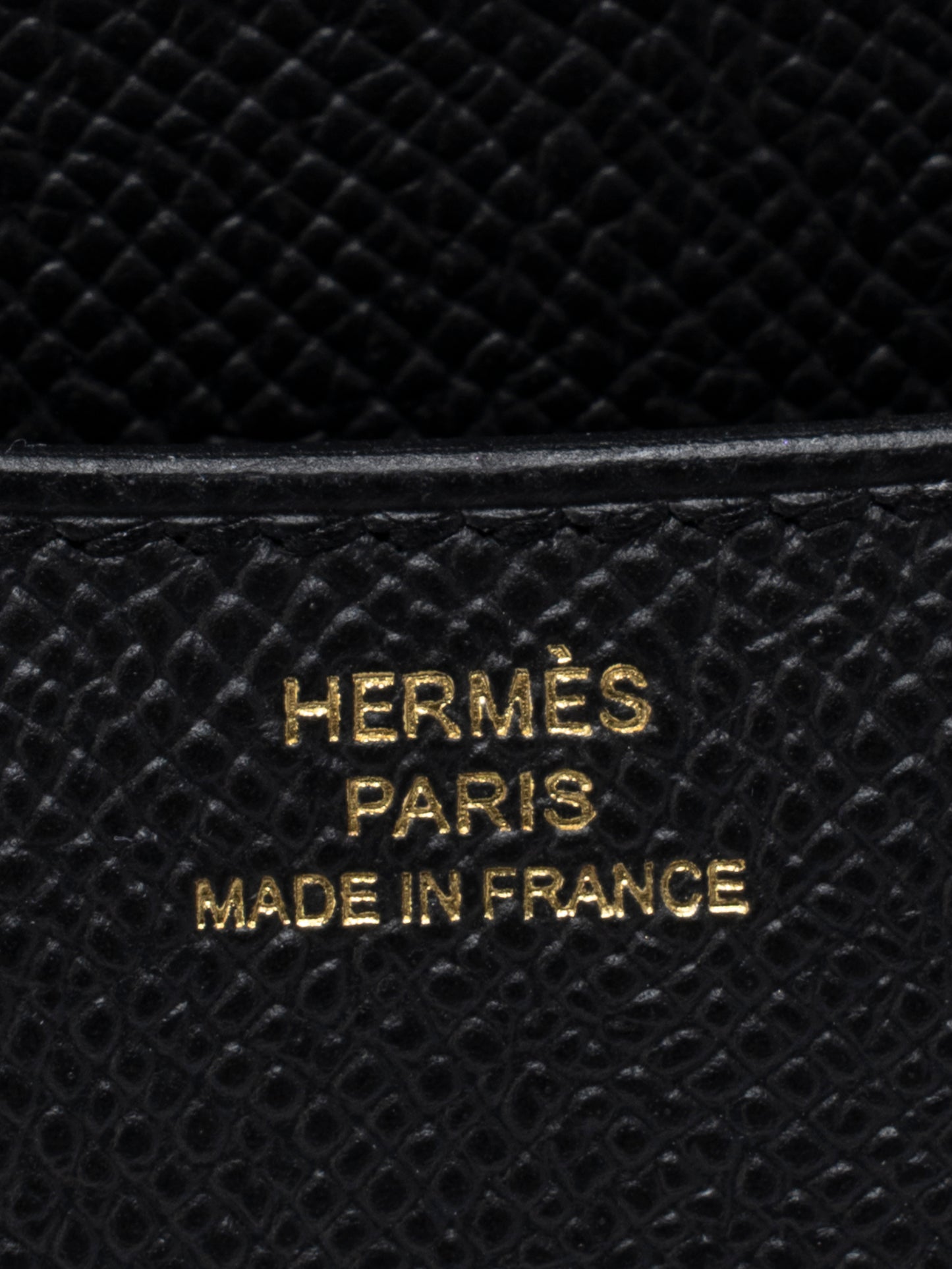 エルメス ミニコンスタンス ショルダーバッグ K刻:2025年 エプソン ブラック ゴールド金具 新品