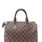 ルイ・ヴィトン N41365 スピーディ25  ハンドバッグ  ダミエキャンバス ブラウン ゴールド金具