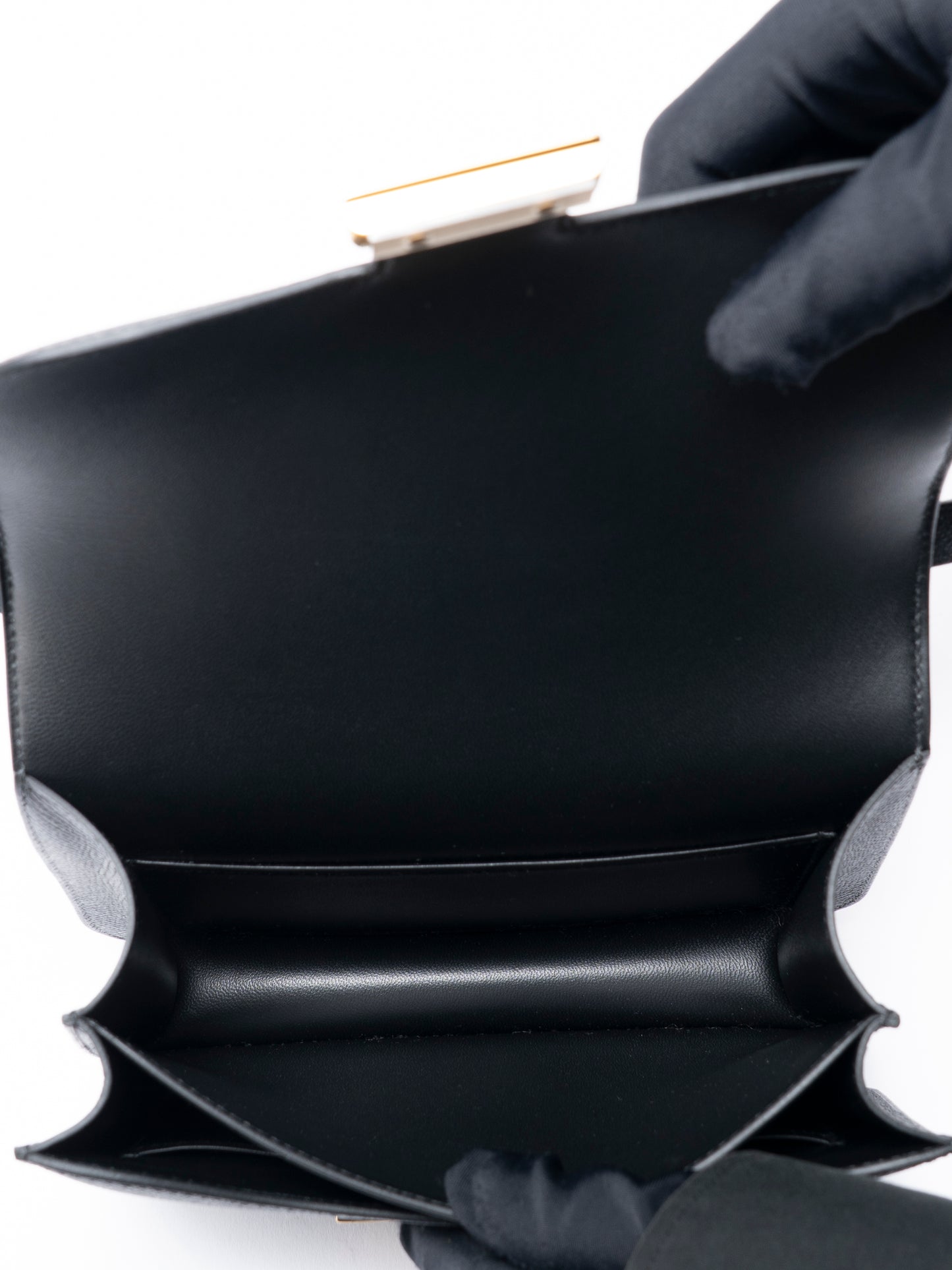 エルメス ミニコンスタンス ショルダーバッグ K刻:2025年 エプソン ブラック ゴールド金具 新品