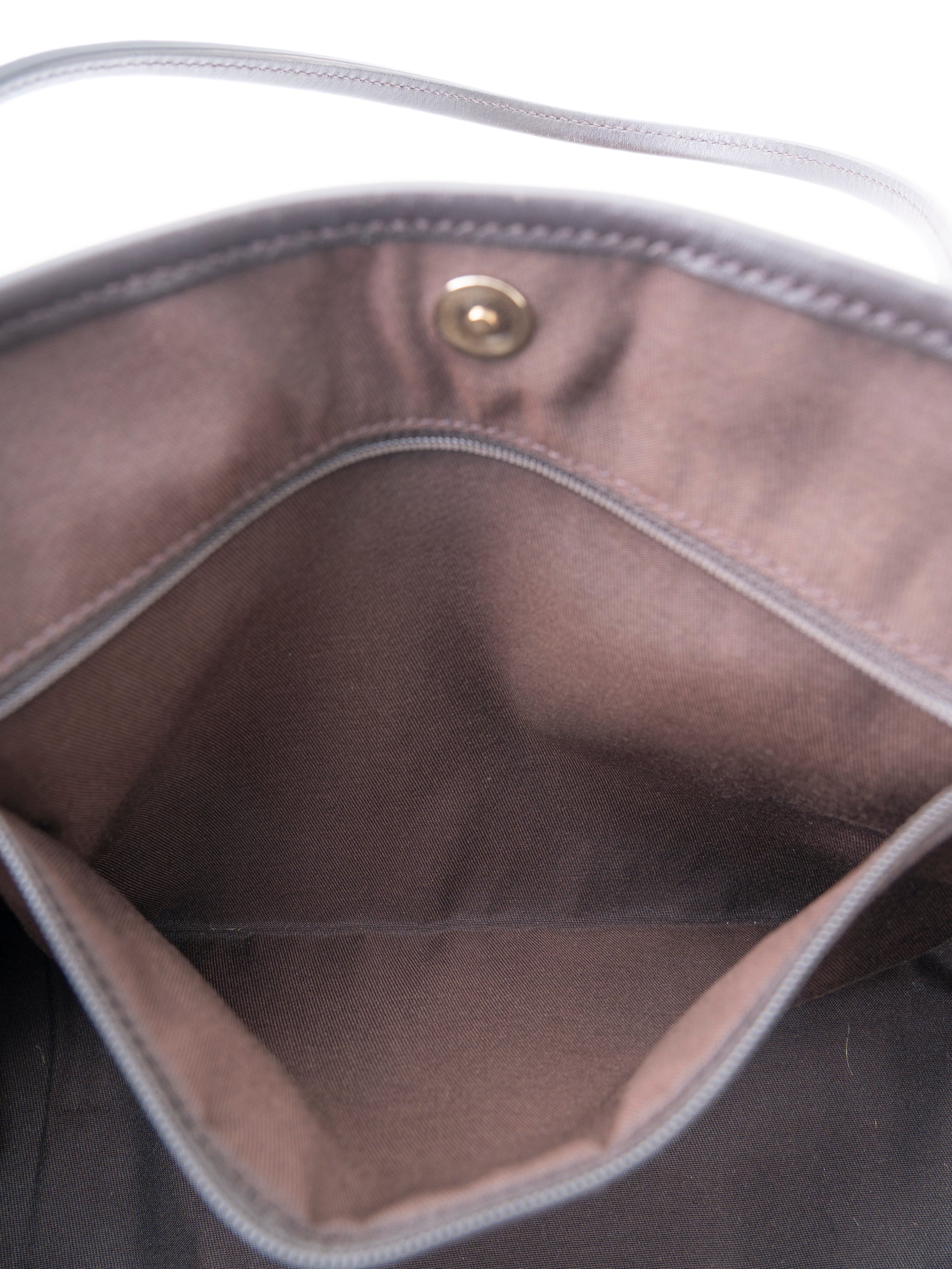 Gucci GG Canvas New Britt Tote Bag Brown Gold Hardware