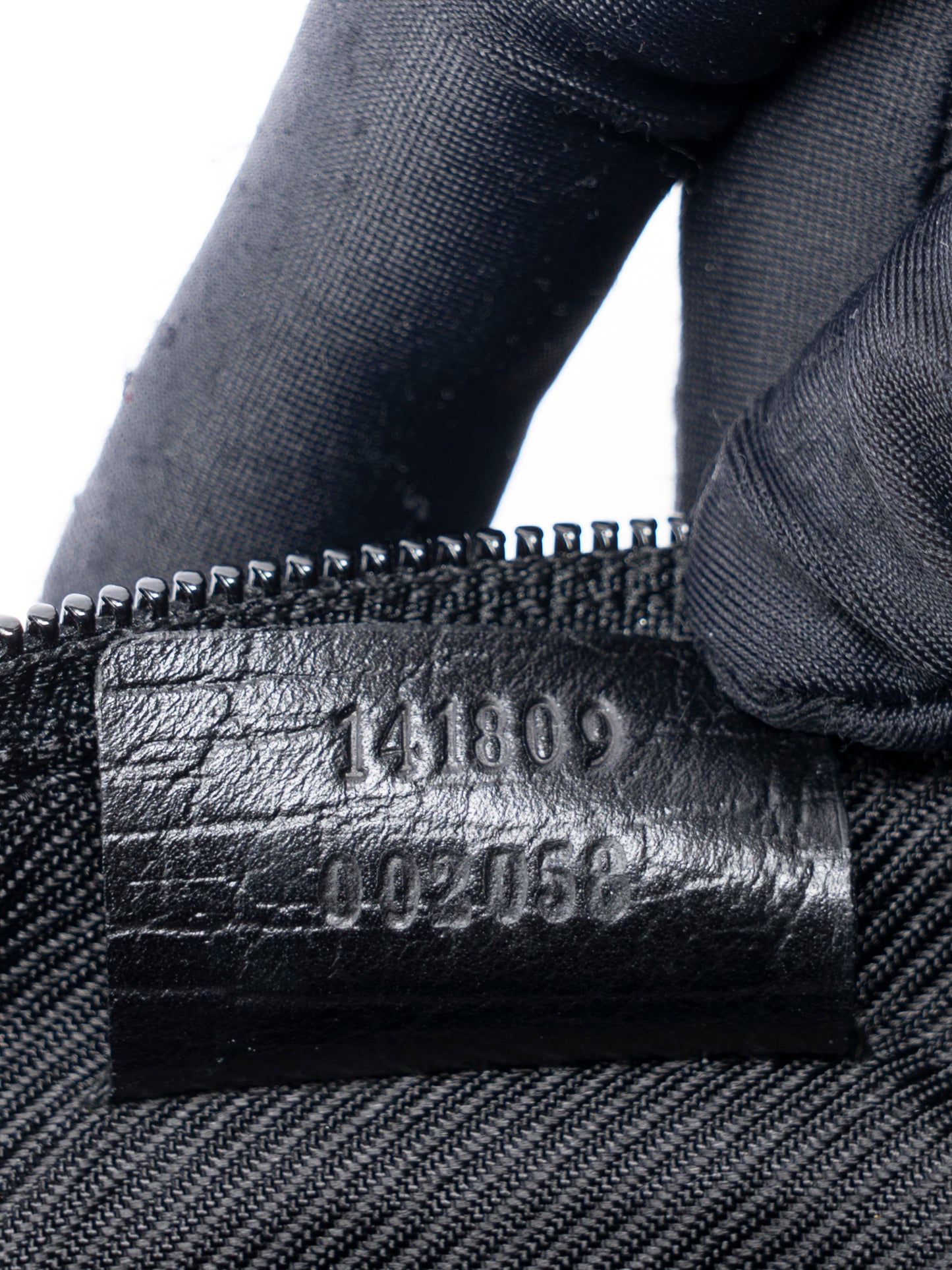 グッチ GGキャンバス シェリーライン ハンドバッグ キャンバス ブラック ゴールド金具